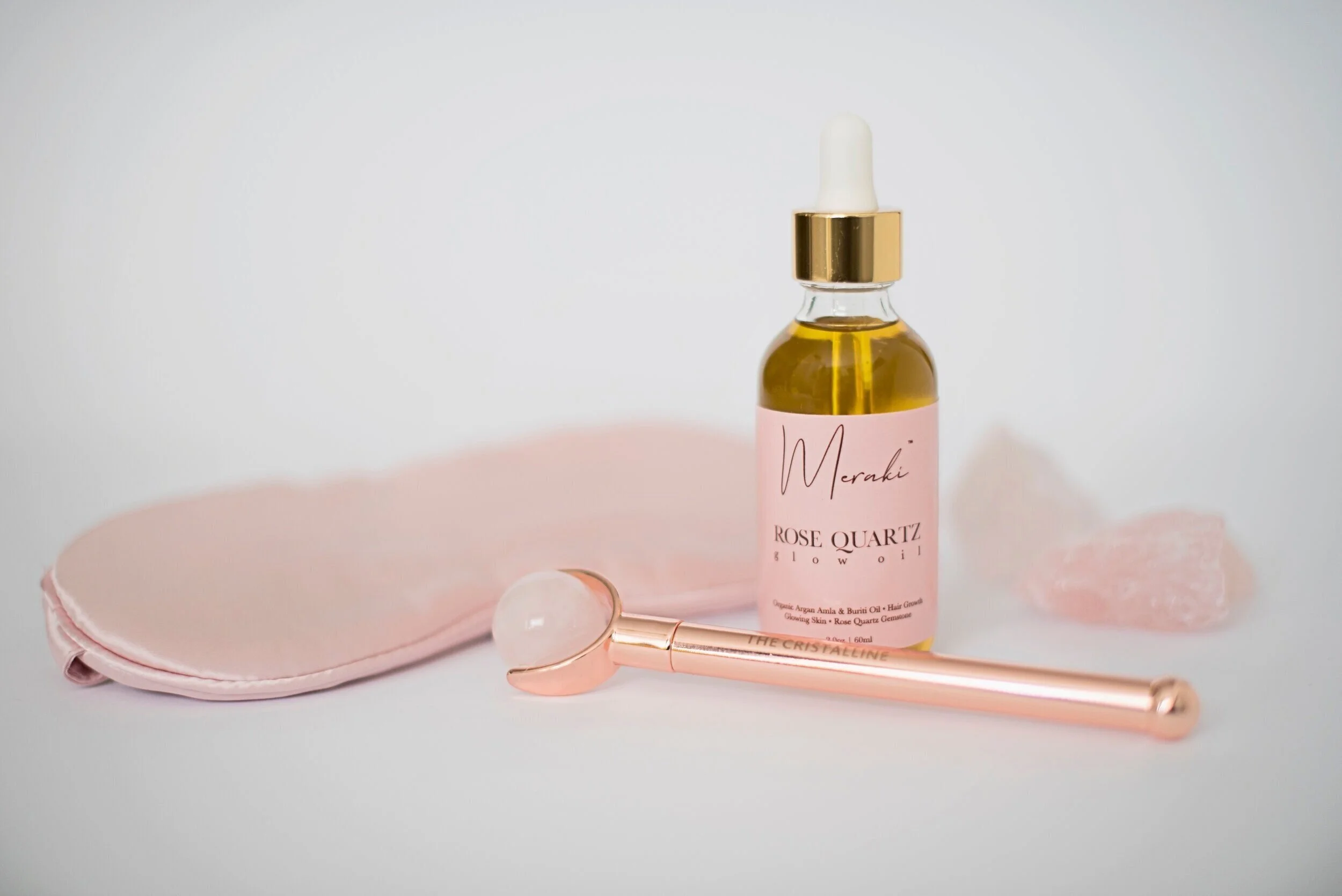 Rose Quartz x3 by Meraki x THE CRISTALLINE x RE.VITYL