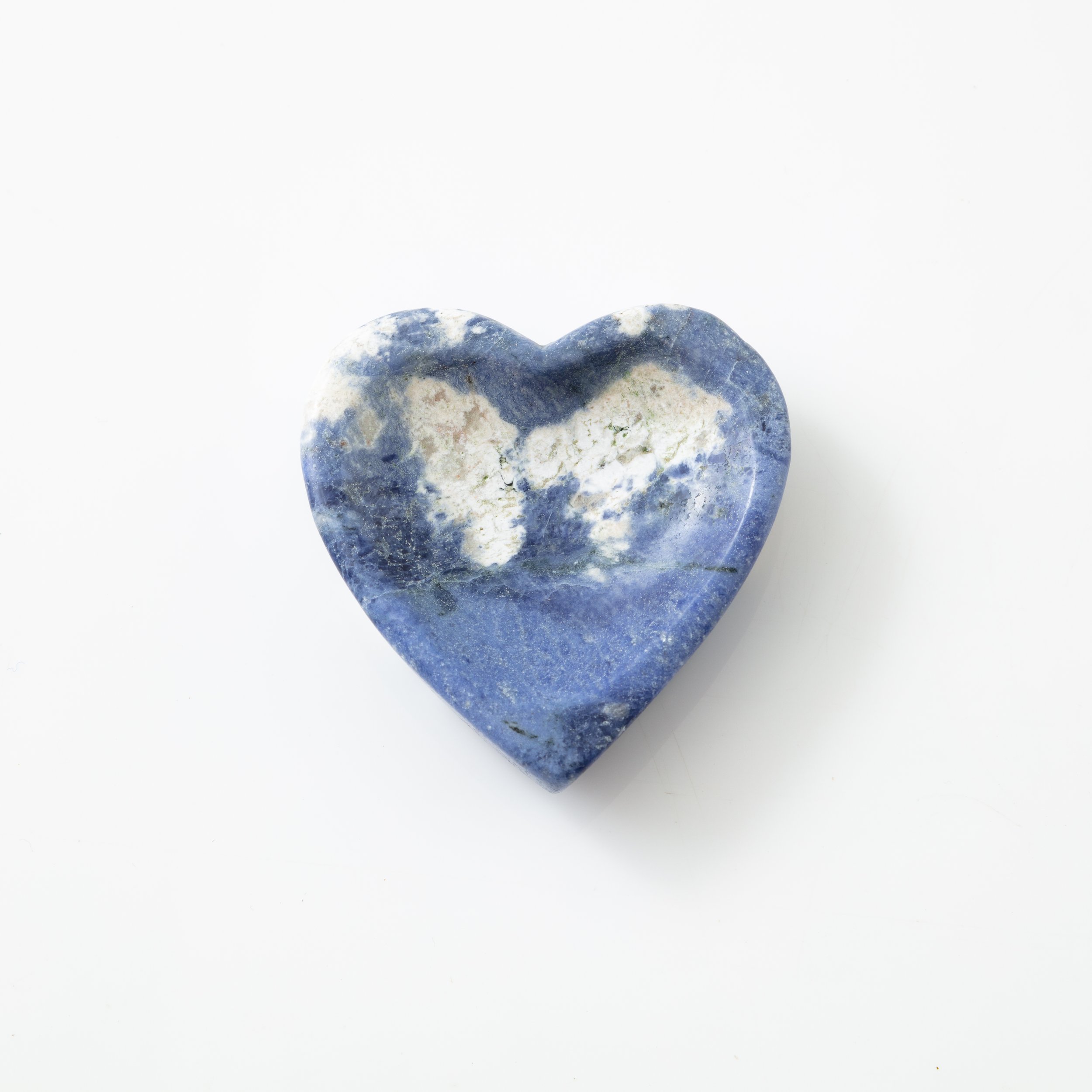 Sodalite Heart Dish