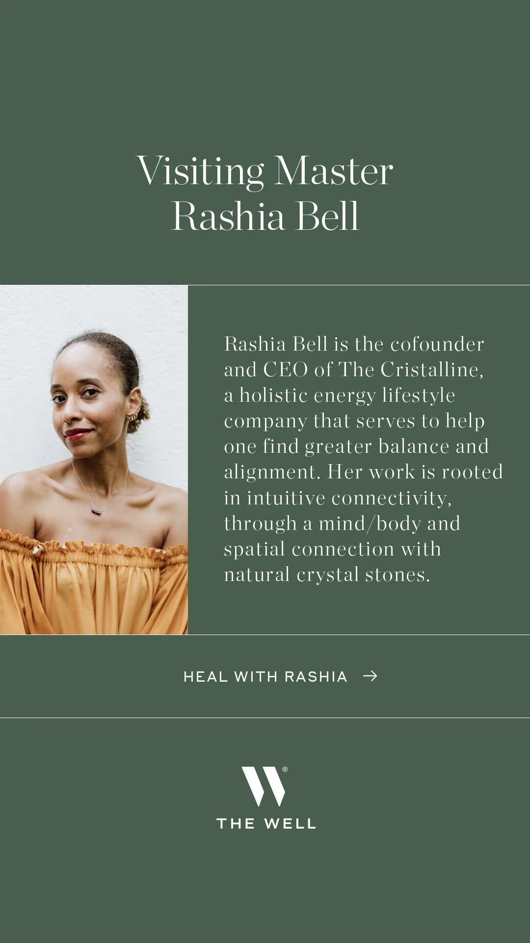 THE CRISTALLINE at THE WELL - Profound Crystal Healing for the New Year Series 