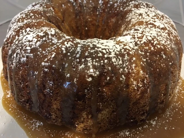 Apple Pecan Pound Cake