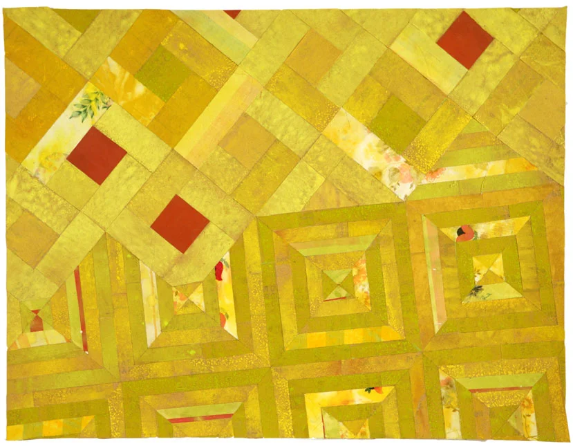 Collage XVlll Sandpaper/Dried pigment/Painting rags on Board 20 X 26"