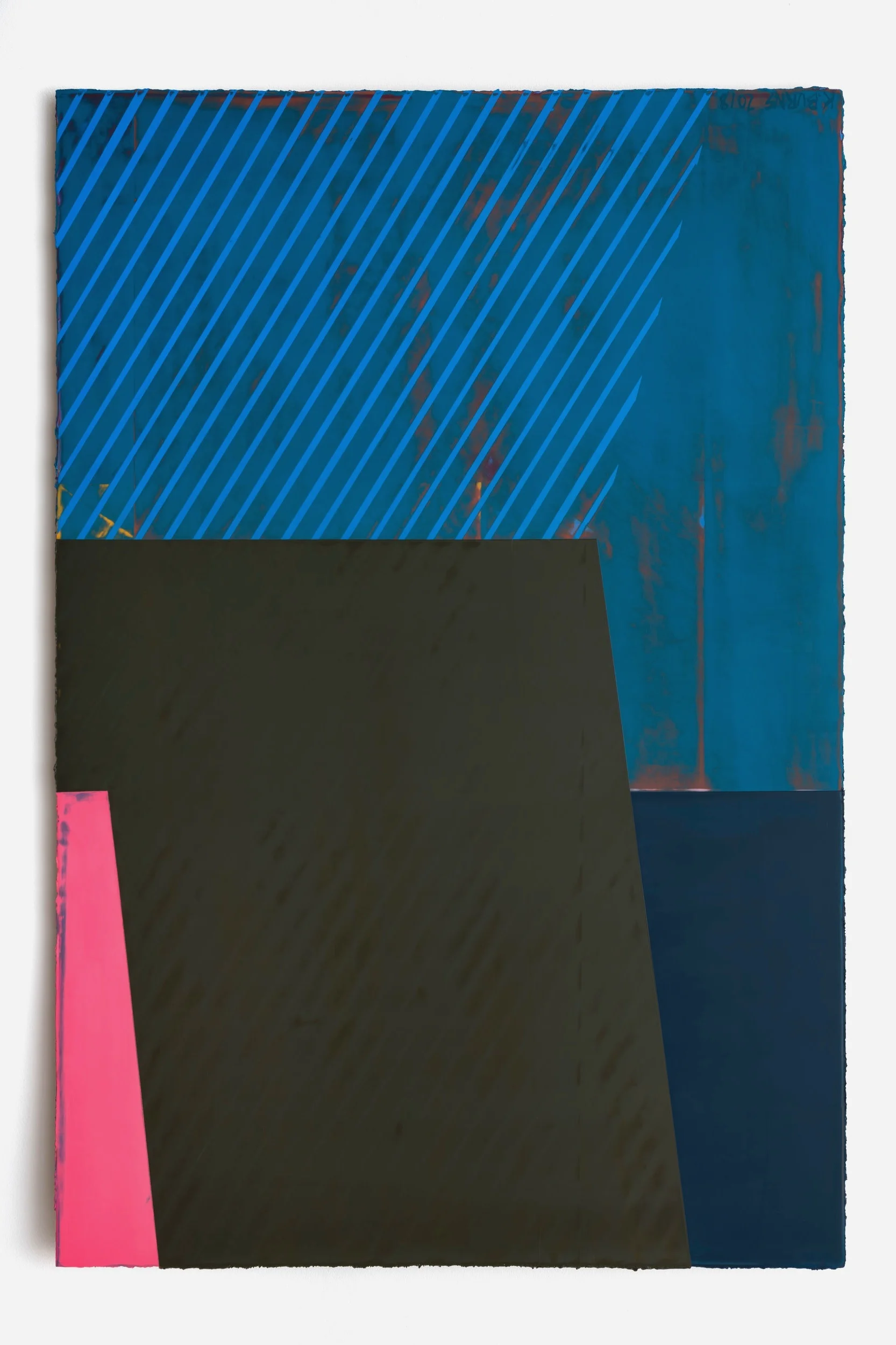 6:19 PM 6/15/18 , 2018 oil on Alu-DiBond 60 x 40 inches; 152.4 x 101.6 centimeters