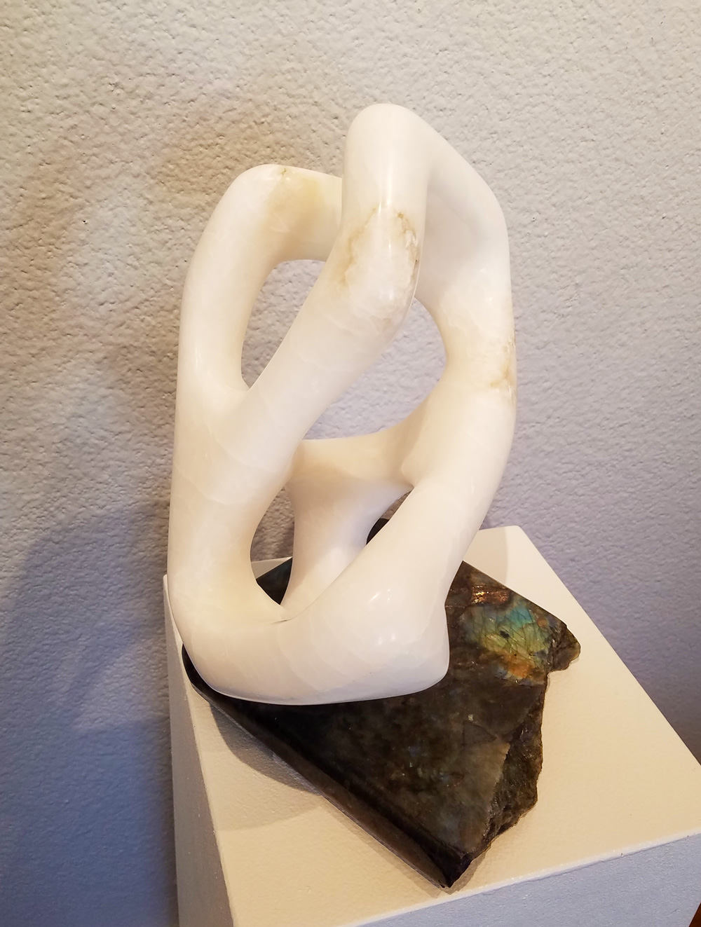 Italian Alabaster "Ice" and Labradorite