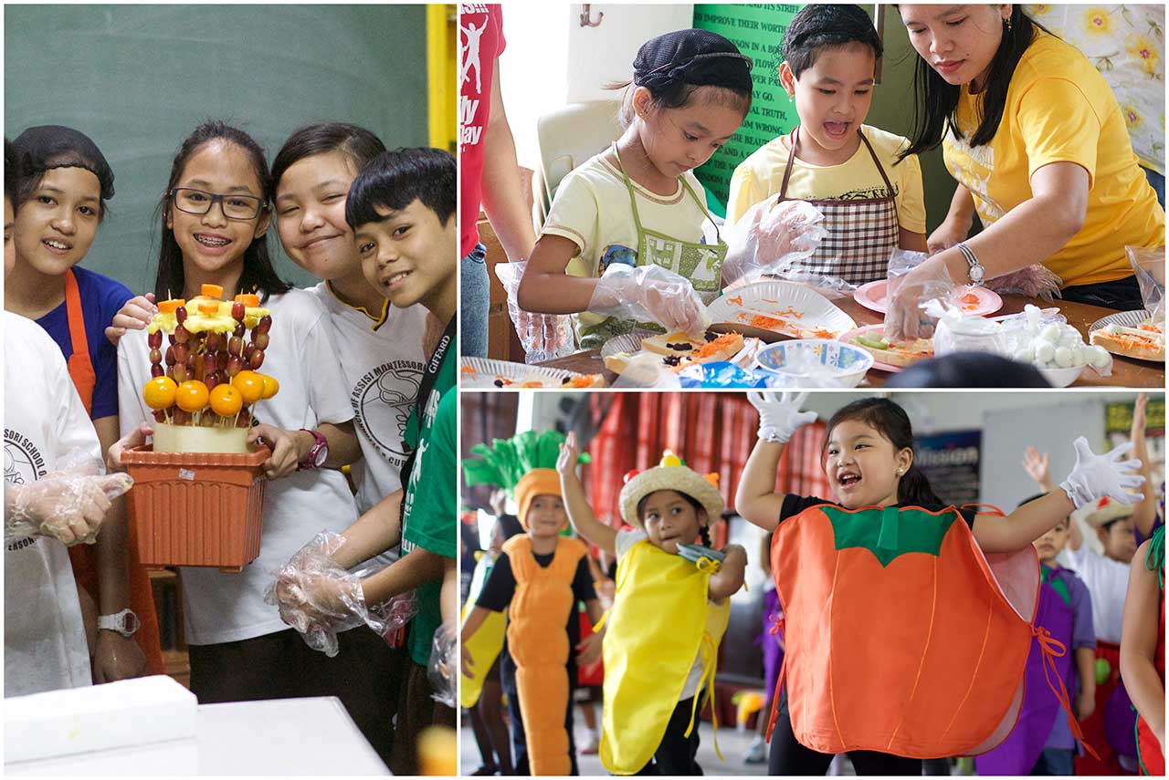 Nutrition month celebrates the importance of a healthy body and sound mind. Throughout the month students are taught about right eating and living a healthy lifestyle through film showings, special classroom lessons, and cooking and food preparation activities. At the end of the month, students have some fun by having a Nutrition Jingle contest where they write and perform song and dance numbers about the importance of proper nutrition.