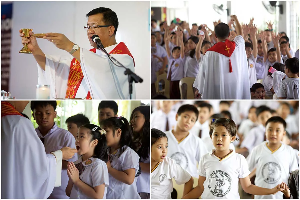 The SFAMSC family regularly celebrate Holy Catholic Mass during special occasions like First Friday and Foundation Day to honour our Heavenly Father and thank him for all of his blessings on the SFAMSC and its community.