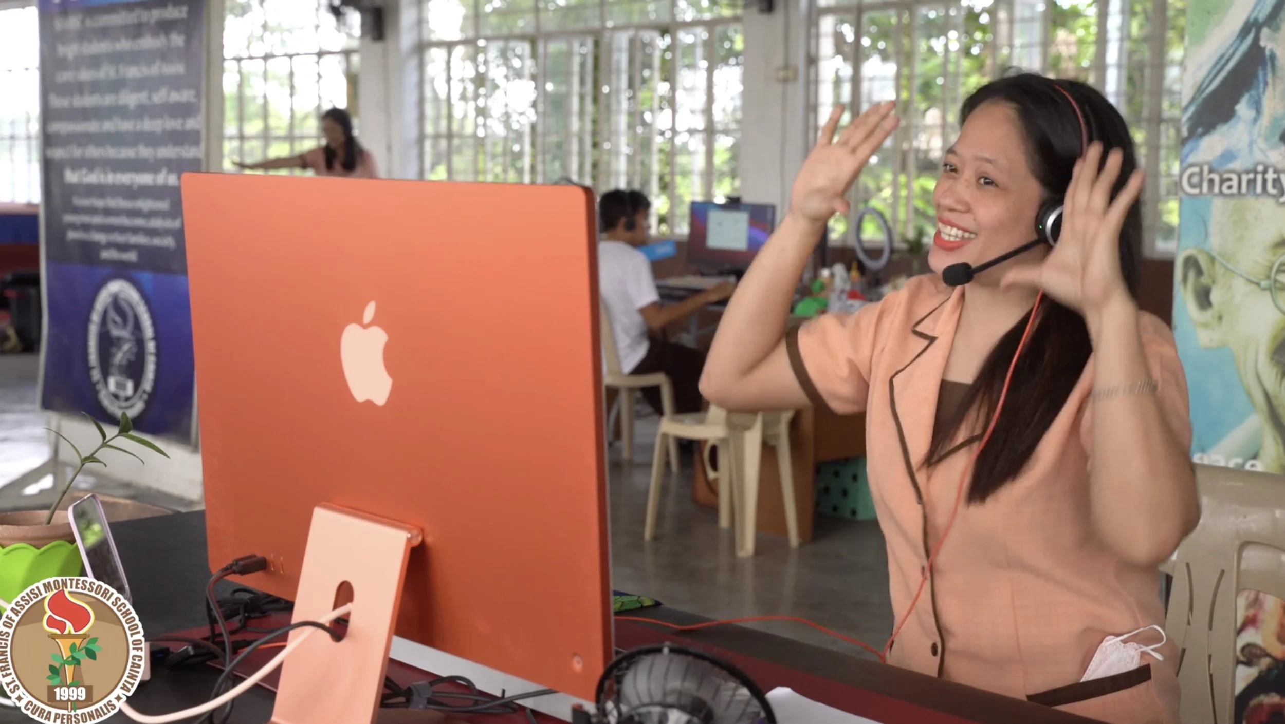 Recorded Class with Teacher Luchie and the Senior Casa 1 Pupils!