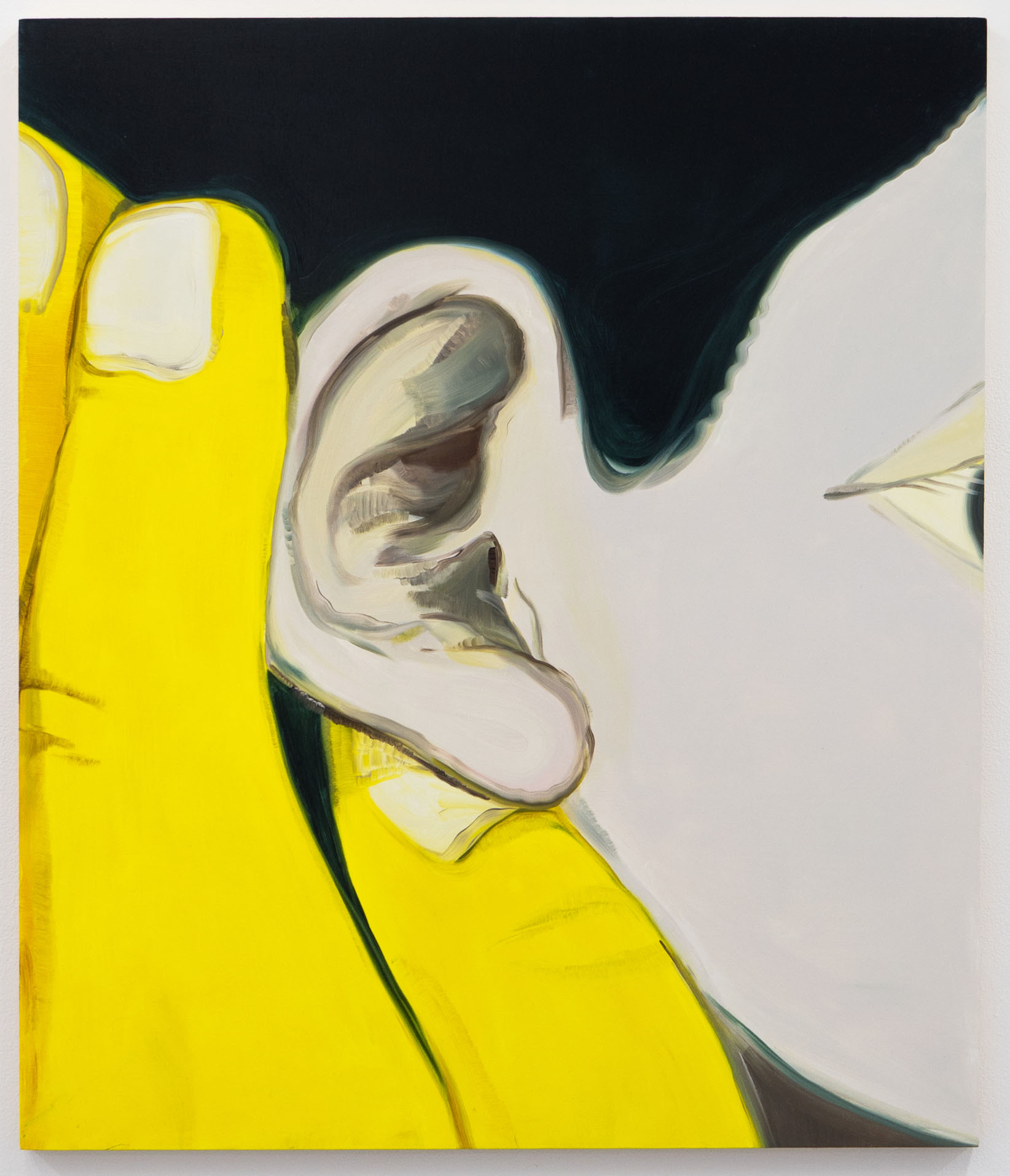 Anahiras Ear, 60x70cm, oil on board, 2017