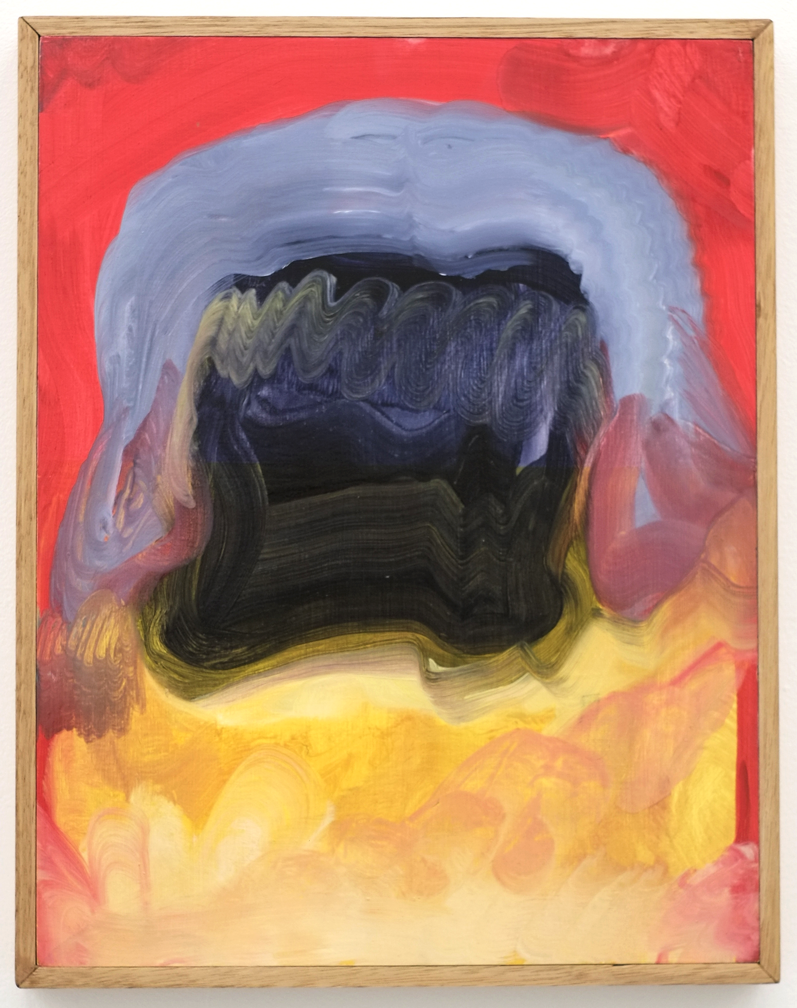 Judge, oil on board, 2016