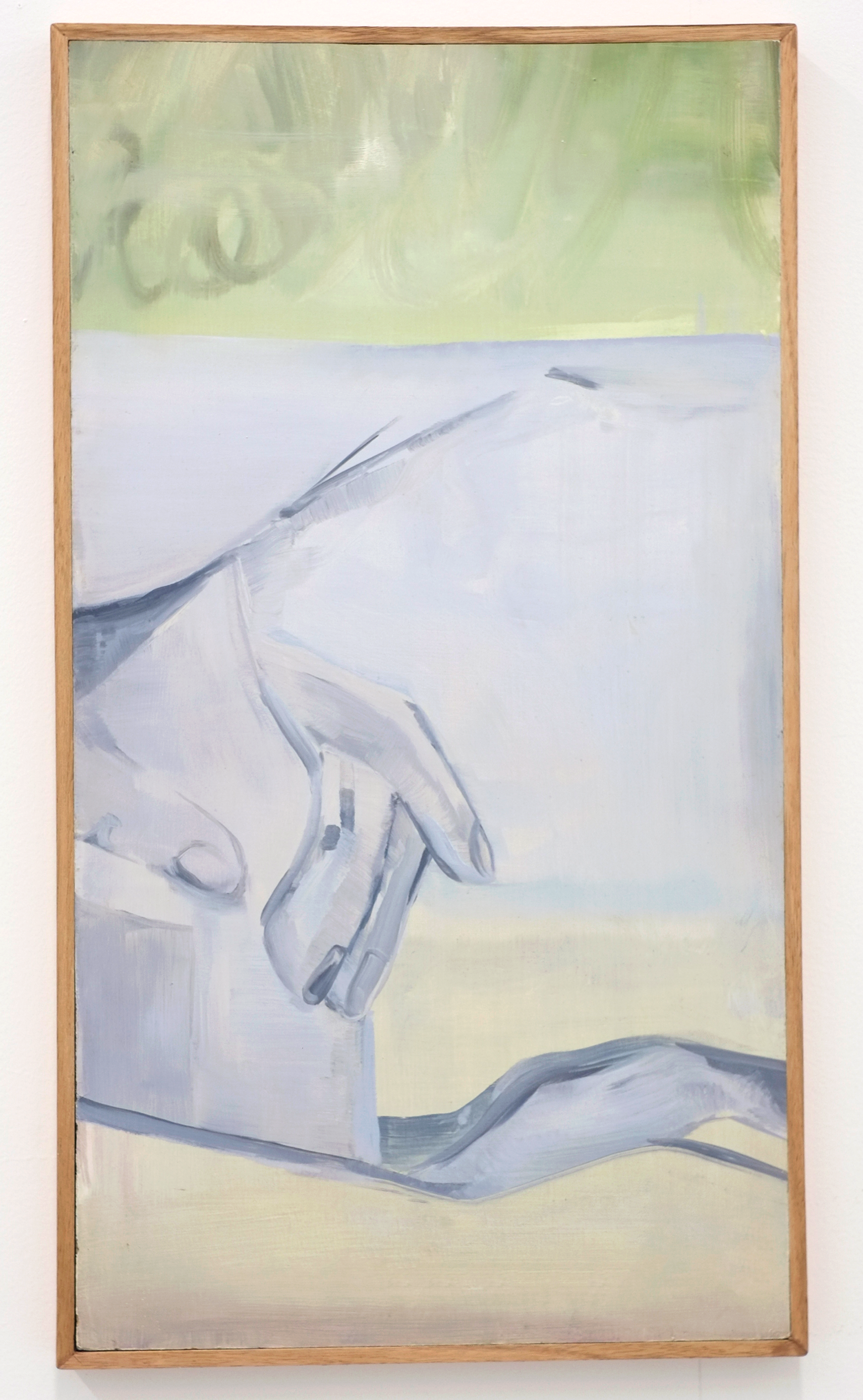 Grey Glass, oil on board, 2016