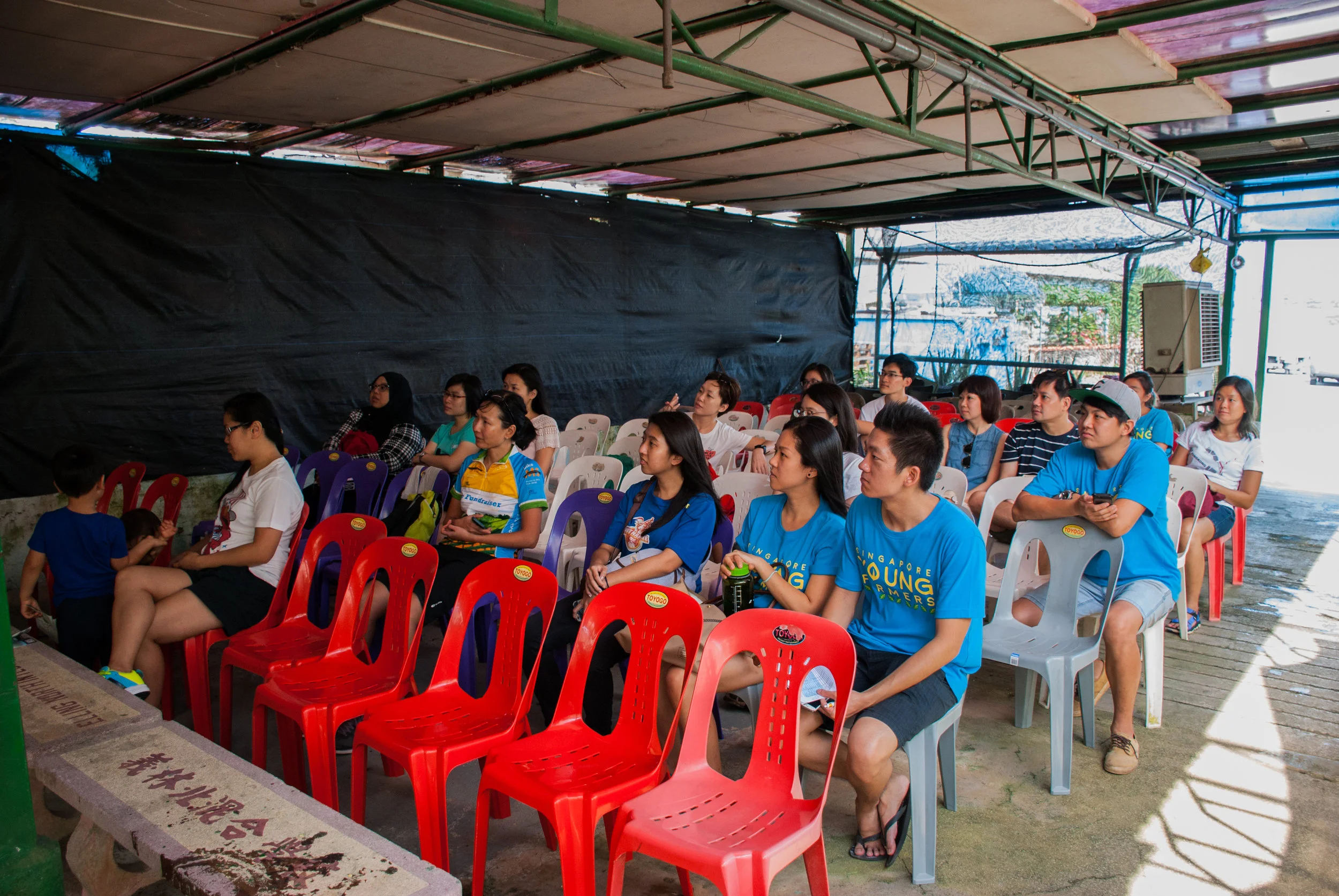 SYF participants listening attentively to the presentation