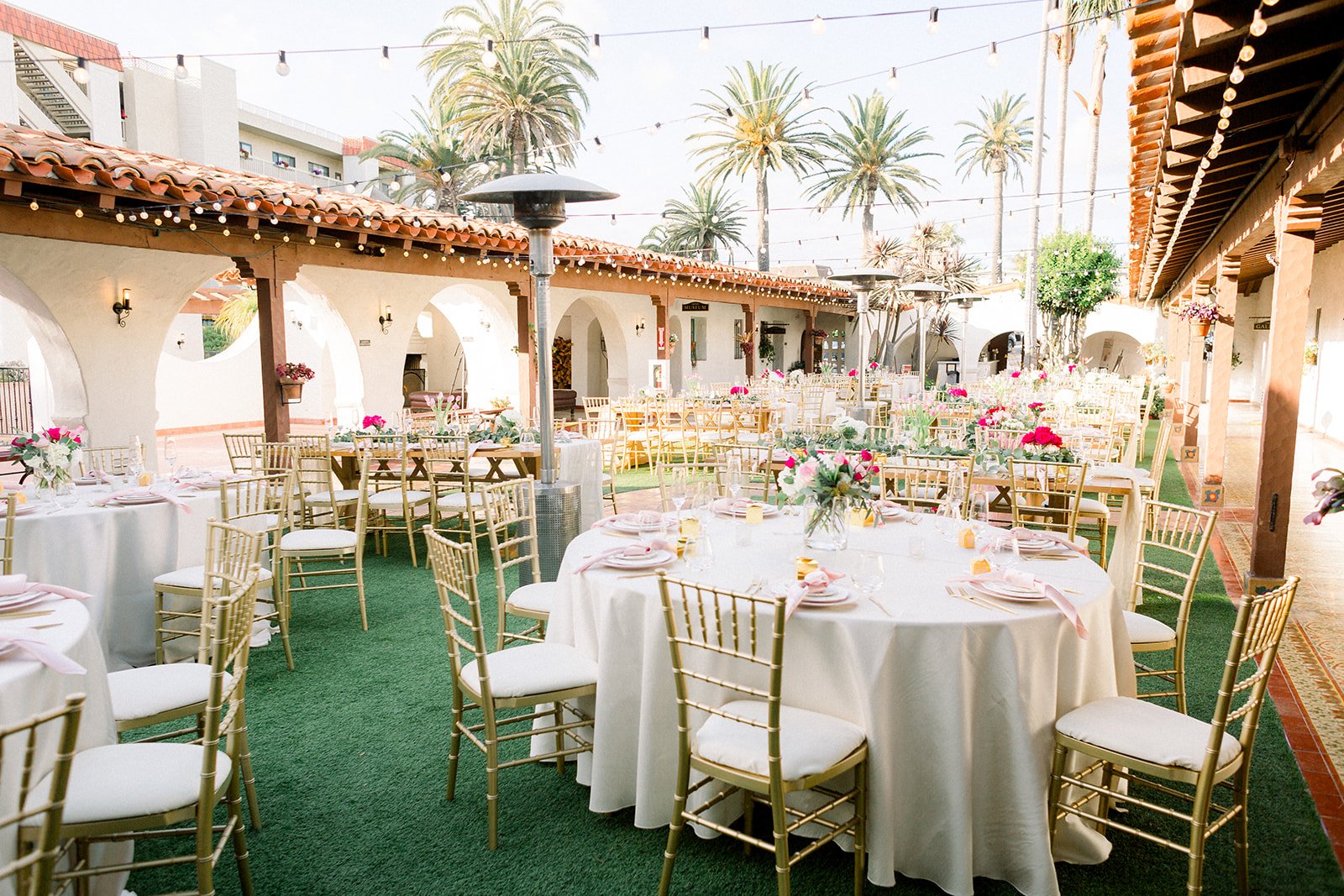 Casa Romantica ocean terrace wedding portraits