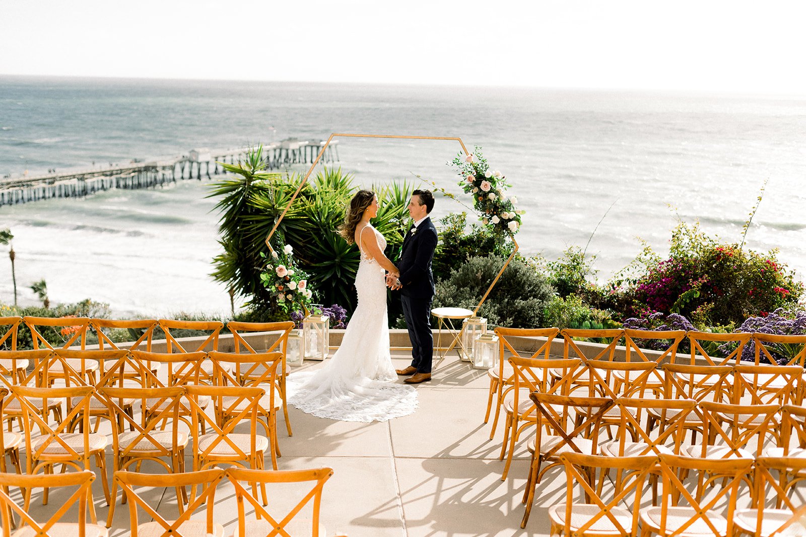 asa Romantica courtyard ceremony 