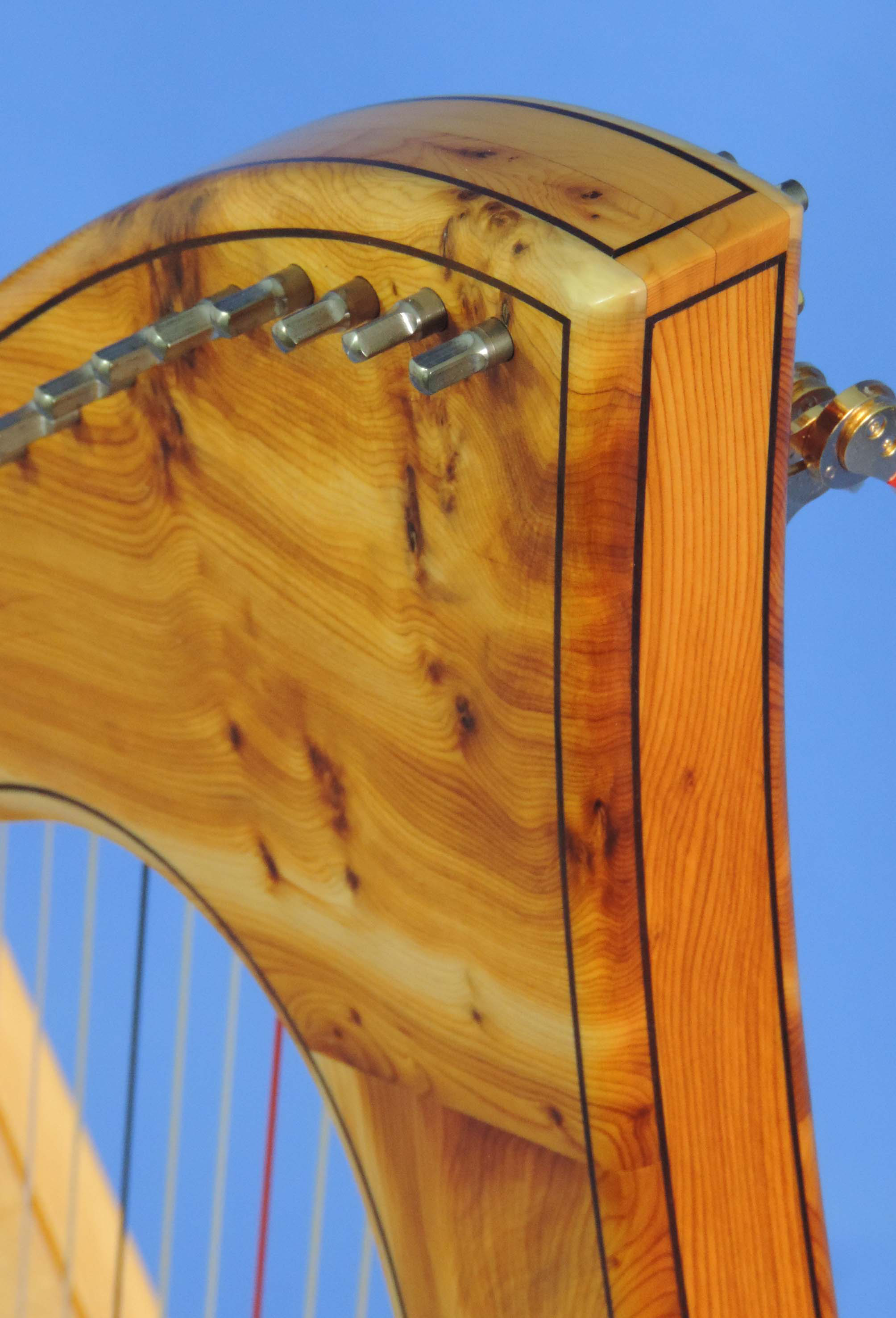 Scottish Yew with Rosewood Inlay on a Carbon Core