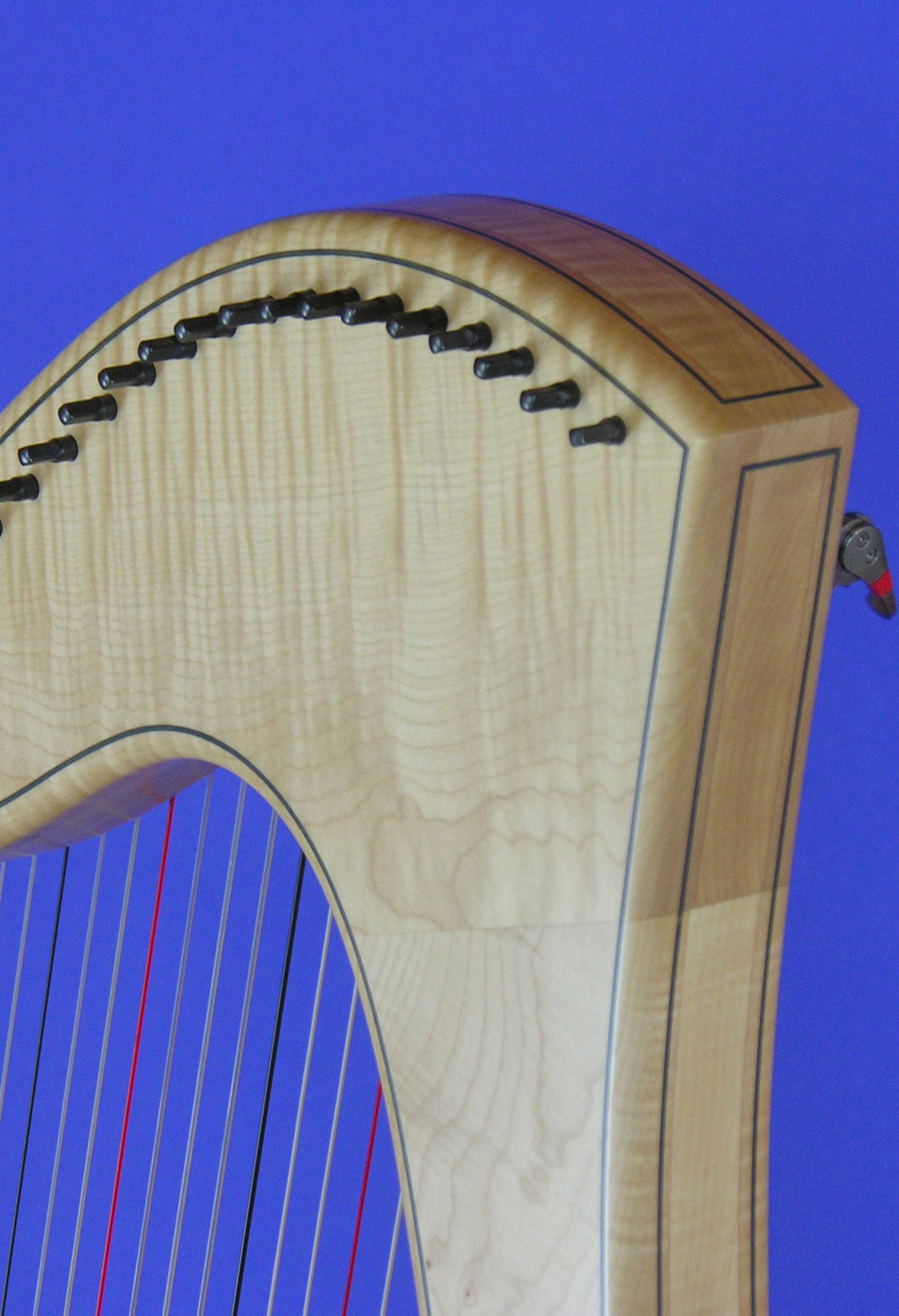 Figured Maple with Ebony Inlay