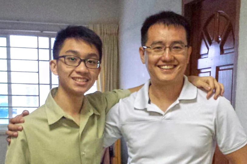 Trevor Tan with Mr Pan