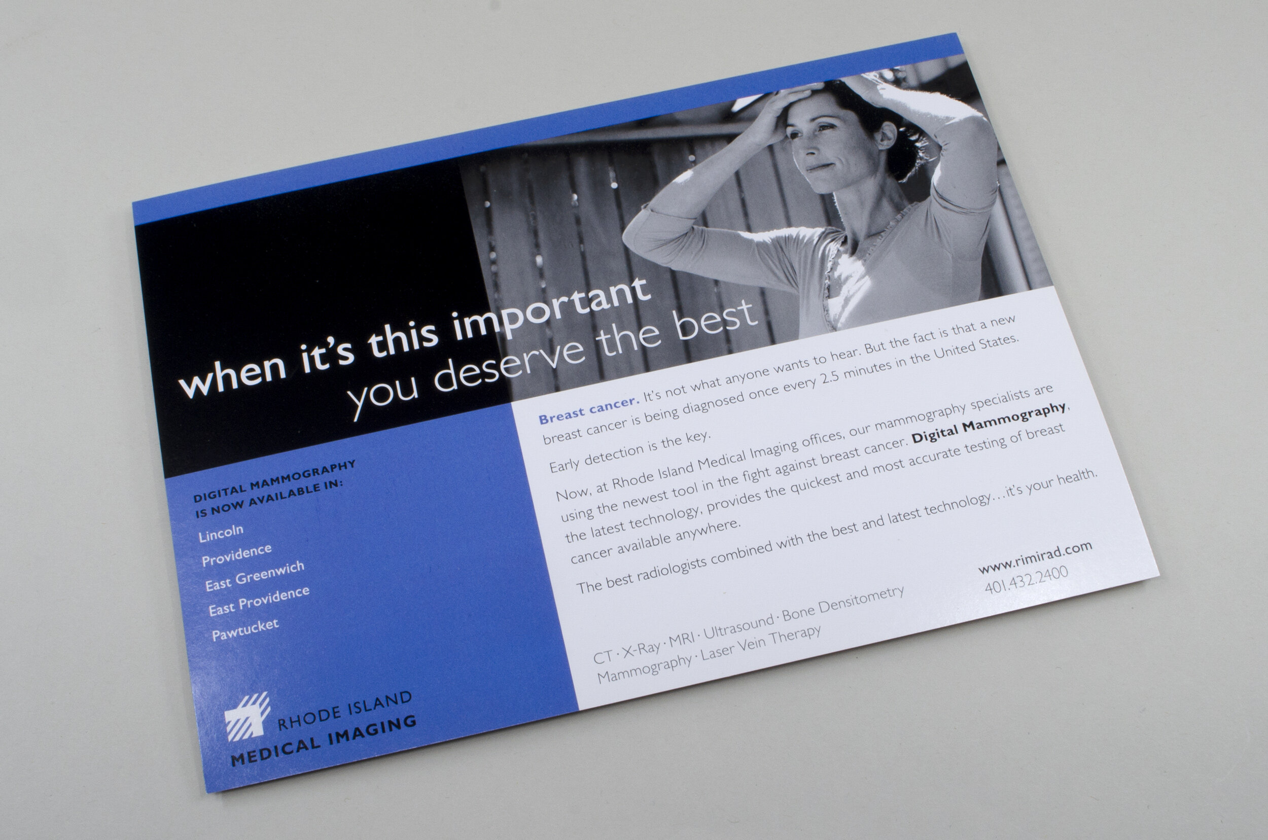   promotional postcard  • designer: Michael Balint • copy and direction: Acadia Consulting Group 