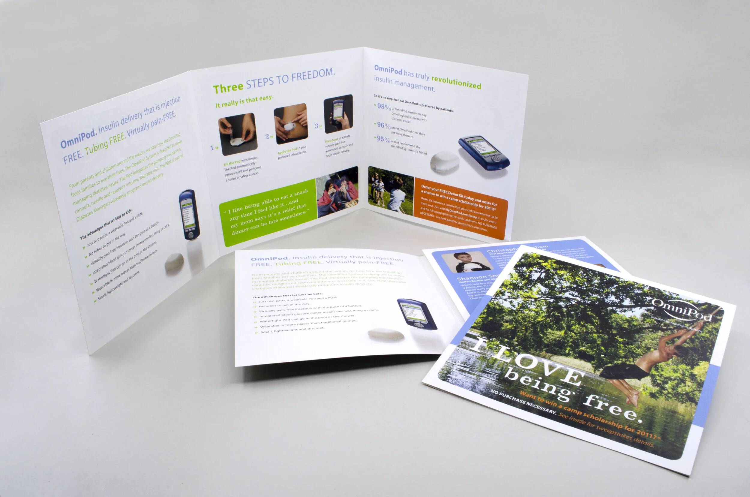 Promotional Product Brochure • designer/director: Michael Balint • assistant designer: Dawn Vietro