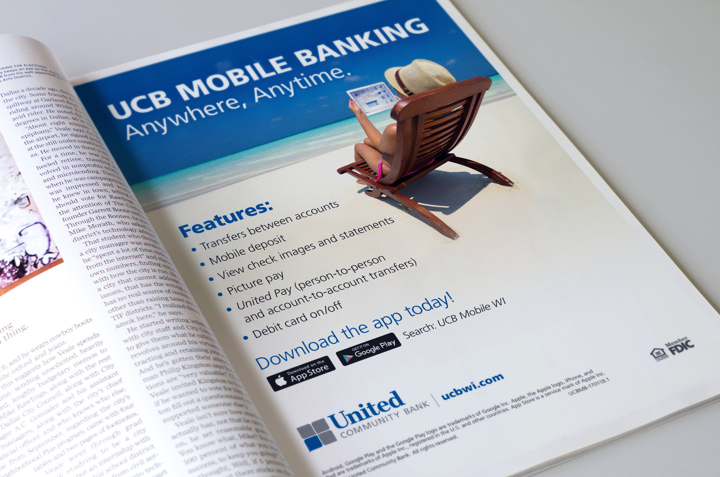   United Community Bank Mobile Banking Campaign  • designer/director: Michael Balint 
