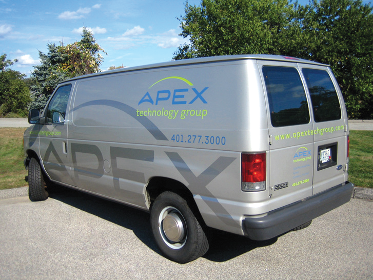   Apex Technology Group • vehicle graphics  • designer/director: Michael Balint  •   assistant designer:  Dawn Vietro 