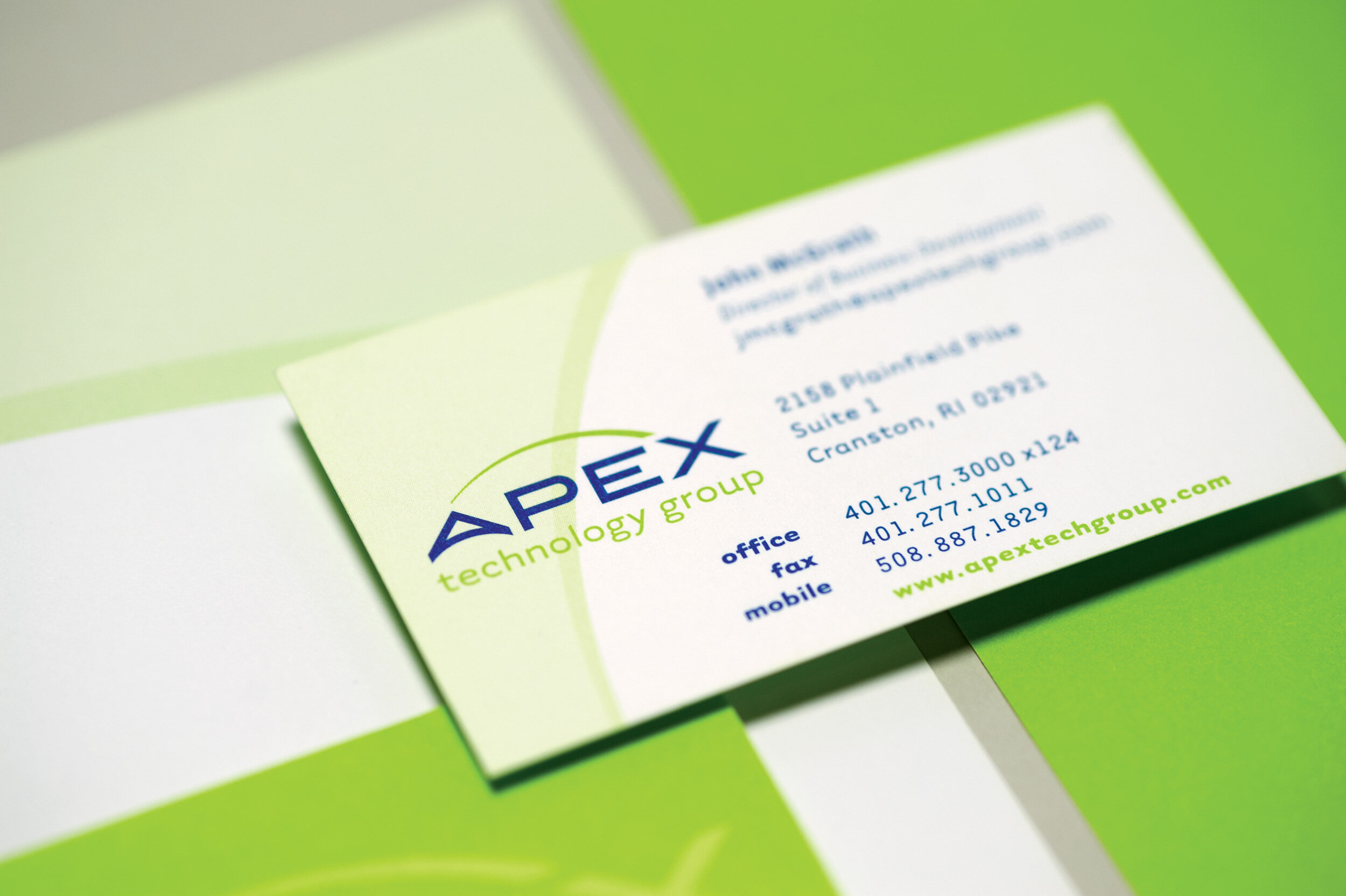   Apex Technology Group  • designer/director: Michael Balint  •   assistant designer:  Dawn Vietro 
