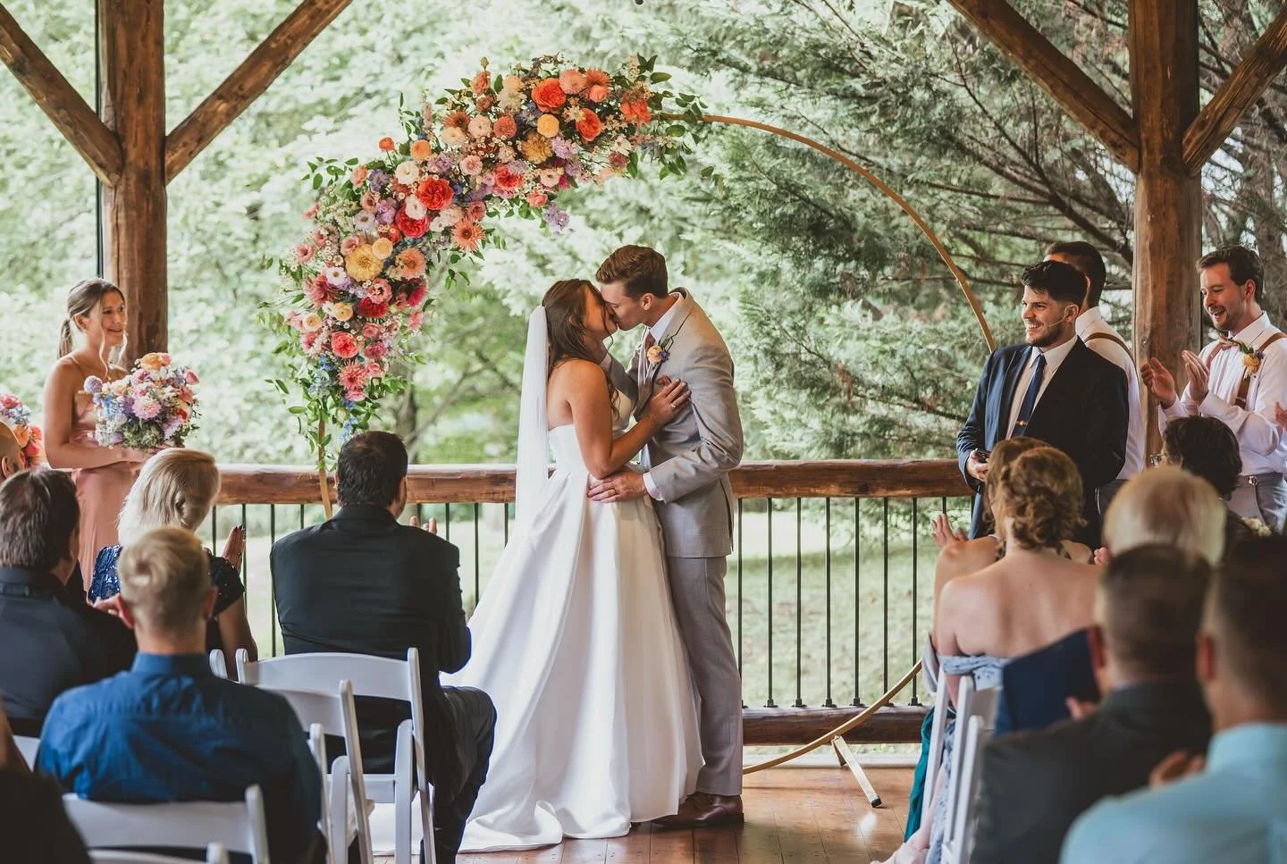 Congrats Katie + Kyle! 🤍 
Photography: @brandonulpphotography 
Venue: @riverdale_manor