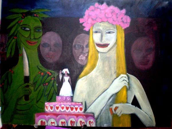 White Wedding. Oil on canvas.