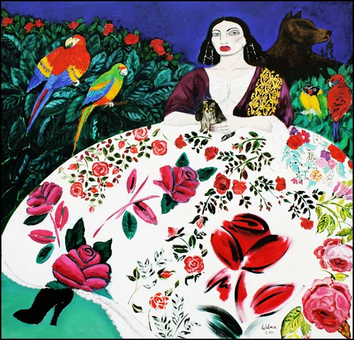 Lola. oil on canvas 72" x72"