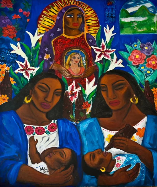 Chiapas oil on canvas 60" x 48"