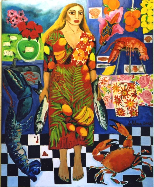 The Westernmost Kitchen. oil on canvas 60" x 48"