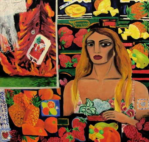 The Burning Bush. oil on canvas 48" x 48"