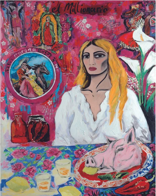 The Cantina with No Name. oil on canvas 60" x 48"