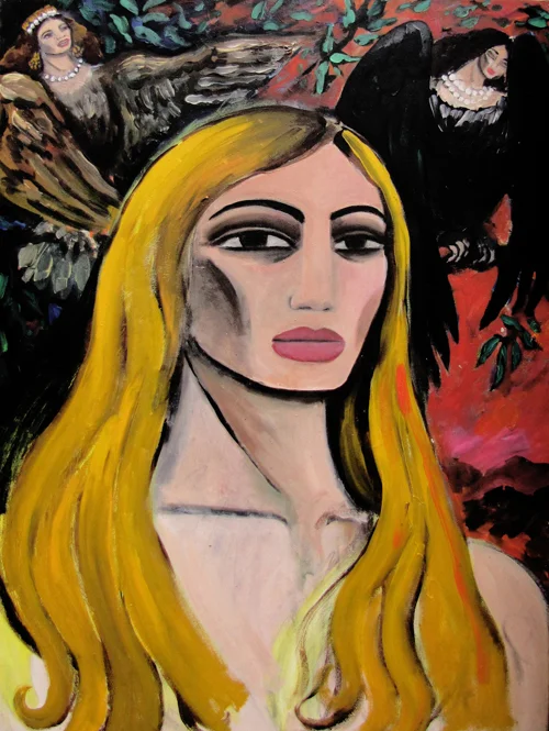 Black Moon. oil on canvas 