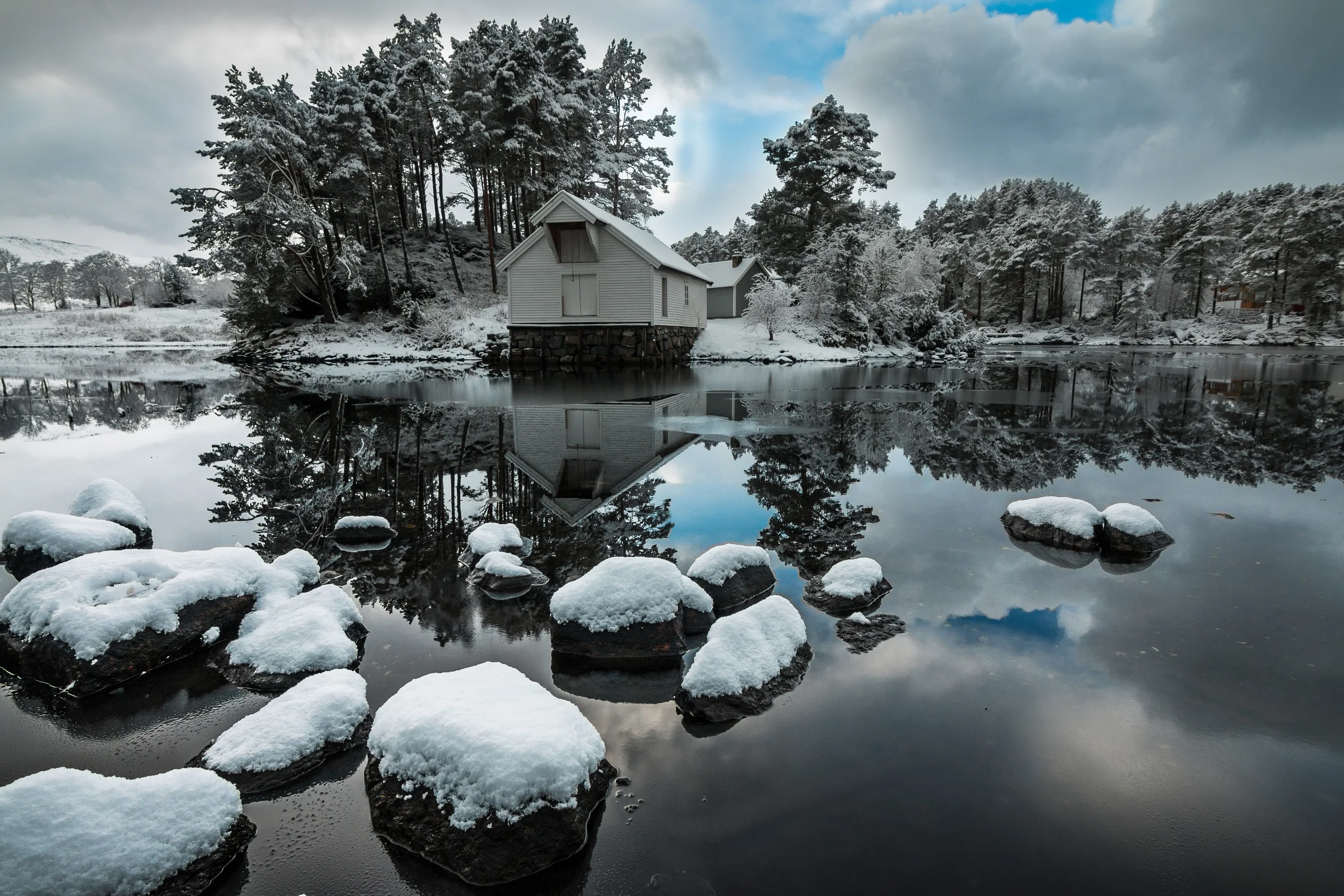 Snowy Reflections