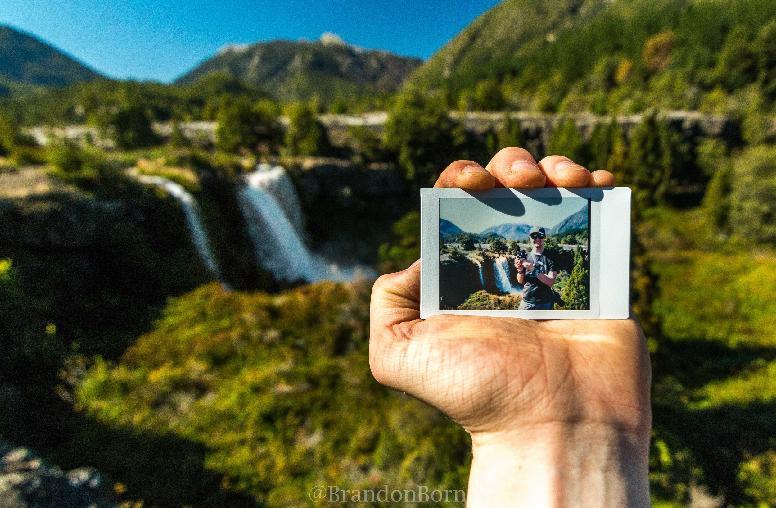 Loic's polaroid photo of Pom Pom and i which will go in his Coffee shop he's building in France.