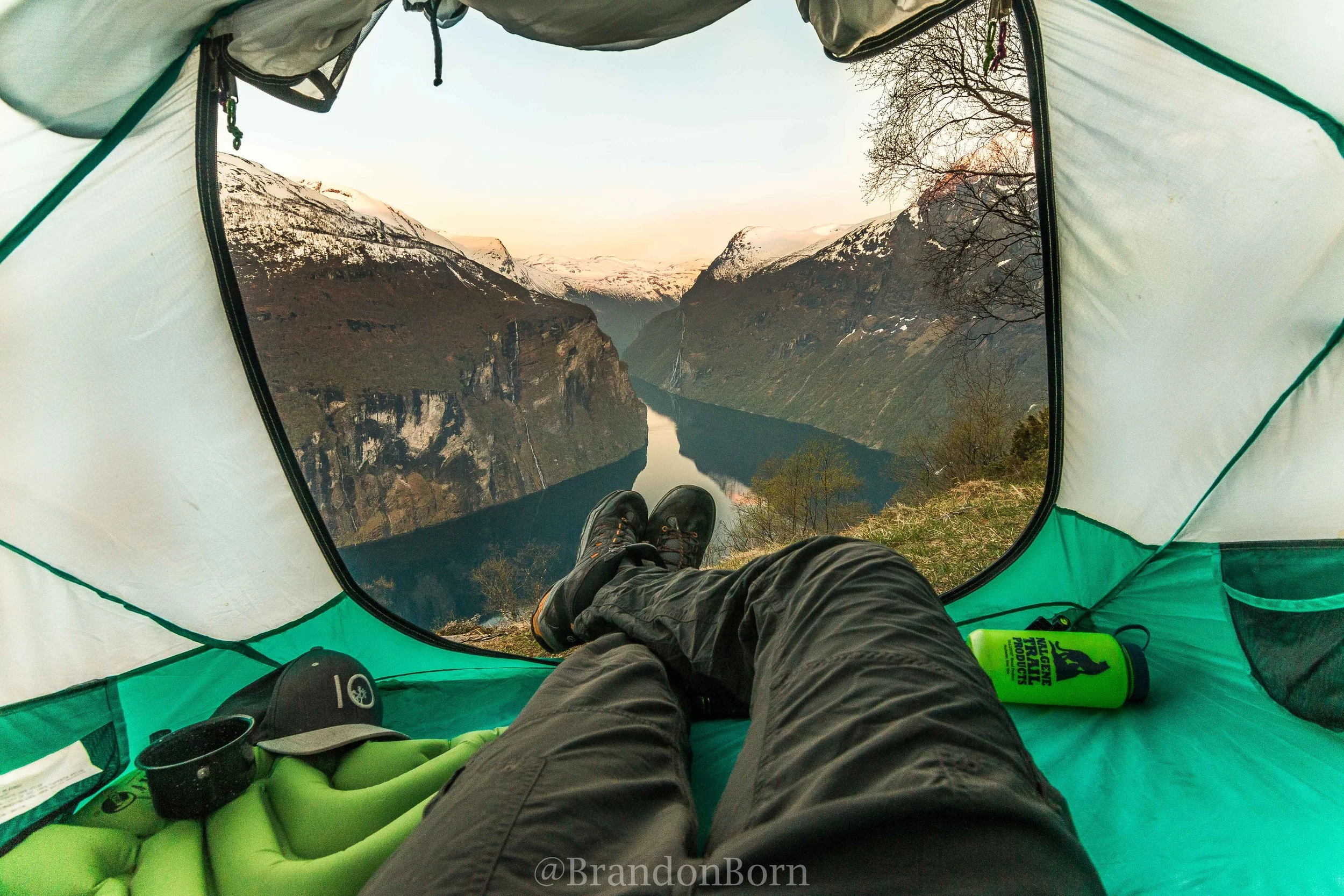 What a view to wake up to