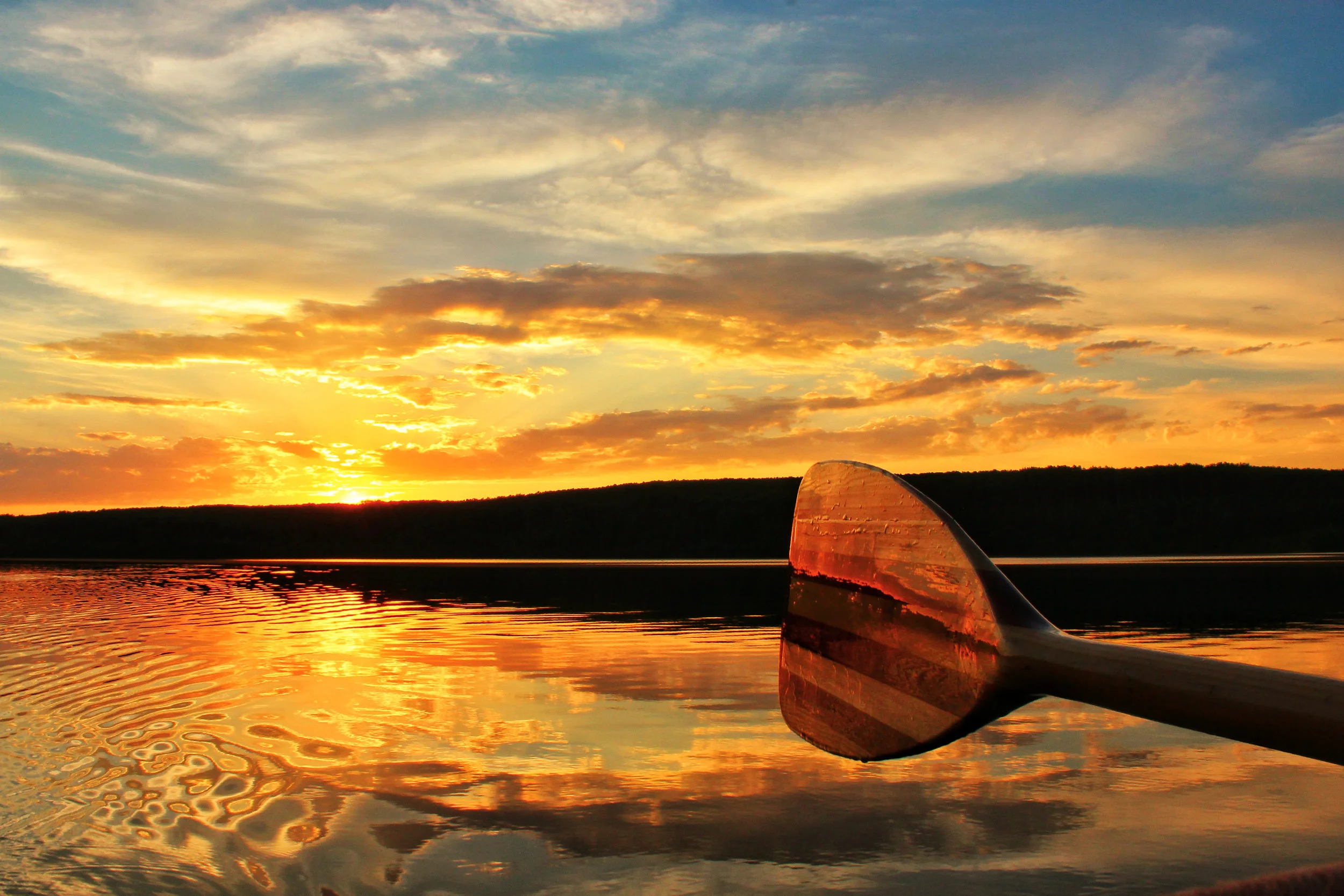 Sunset paddle
