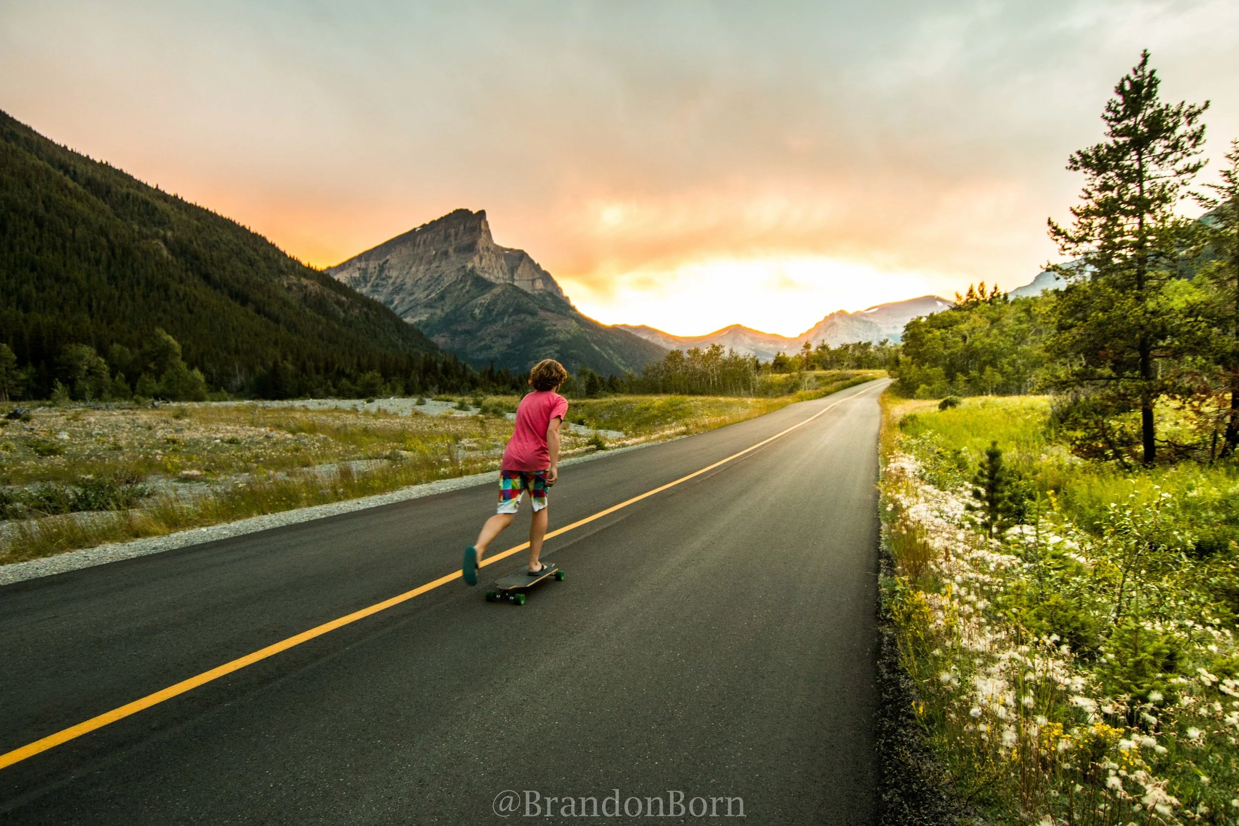 Ride into the sunset