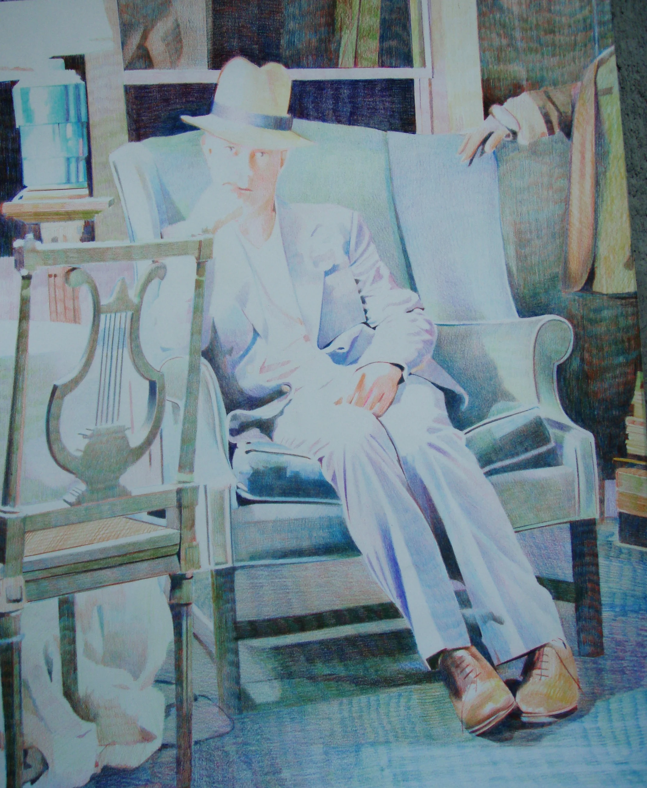  Christoph Schmidberger, Color Pencil On Paper 