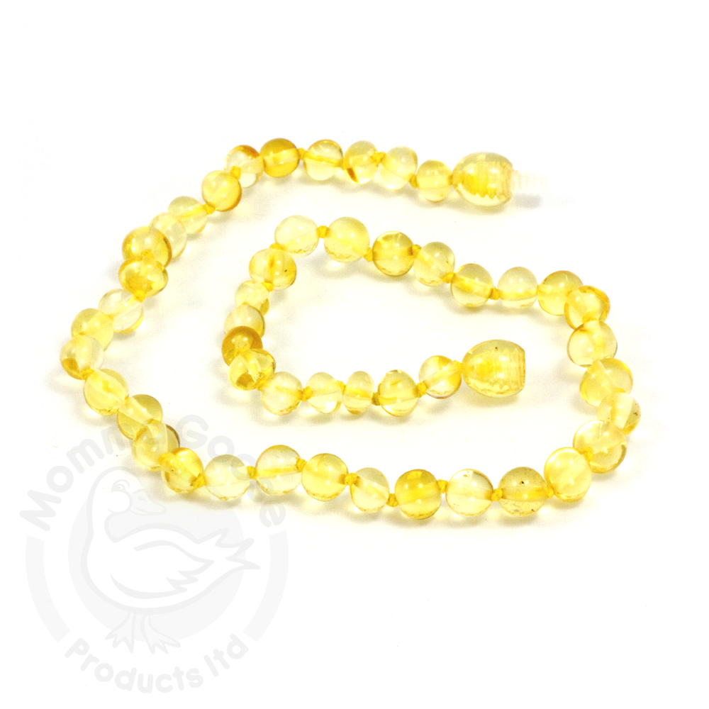 Baltic amber Baroque Lemon Baby Necklace