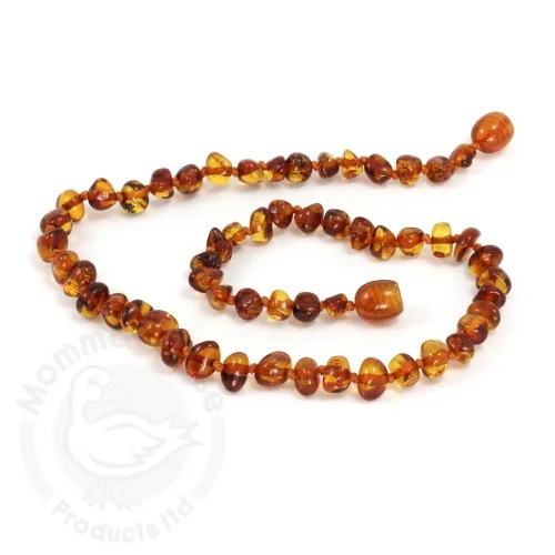 Baltic amber baroque cognac