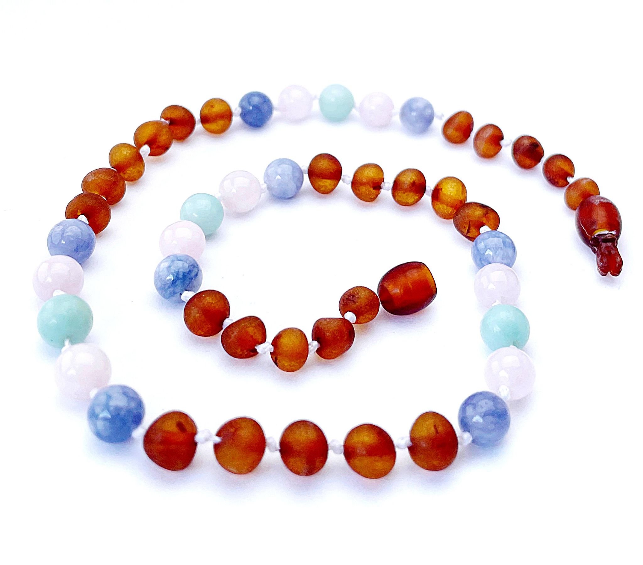 Baltic Amber Teething Necklace (Cherry), South Africa — Feelgood Health  Natural Wholesalers
