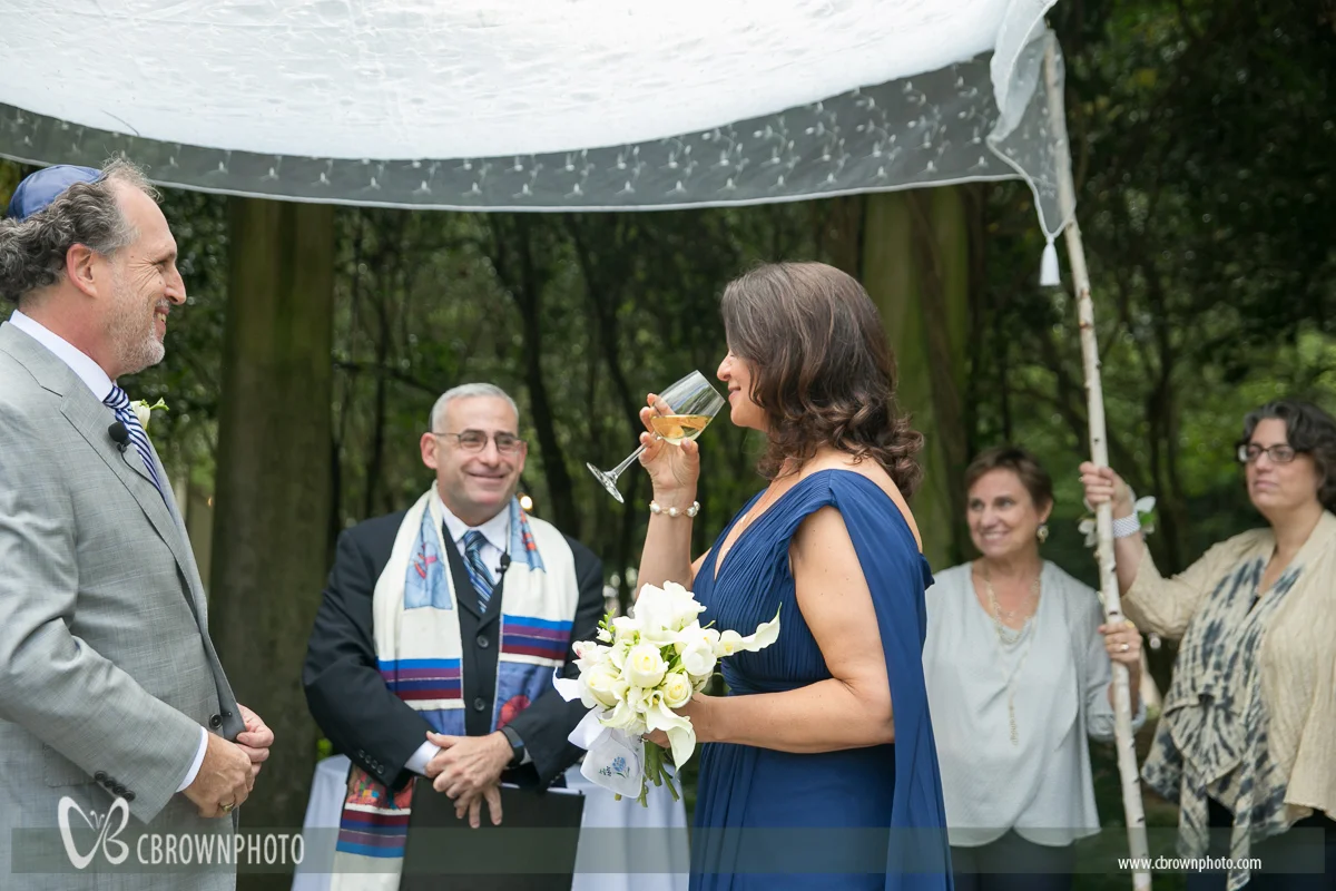 Smiles all around when Michelle raised her glass of wine.