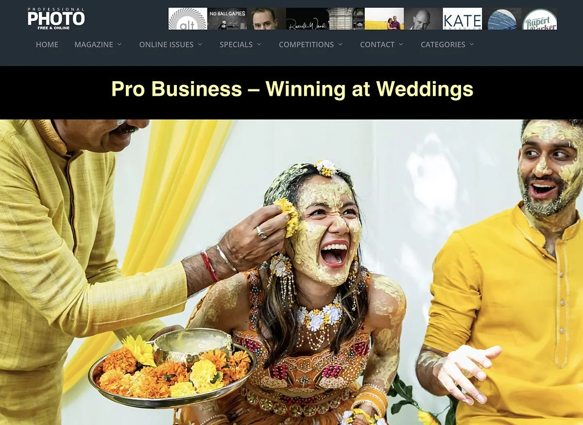 copy of page of professional photo online