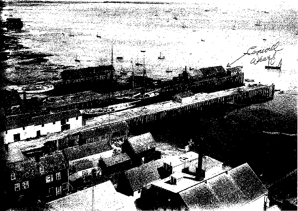 View of Conwell’s Wharf at 387 Commercial Street.