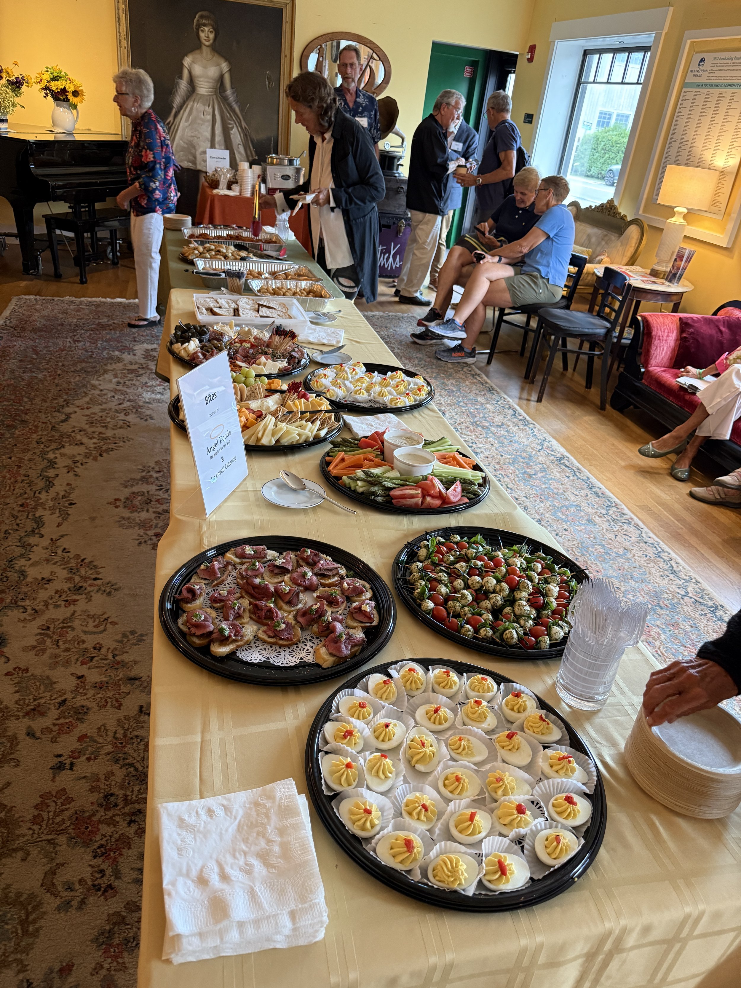 The beautiful spread provided by Liz Lovati