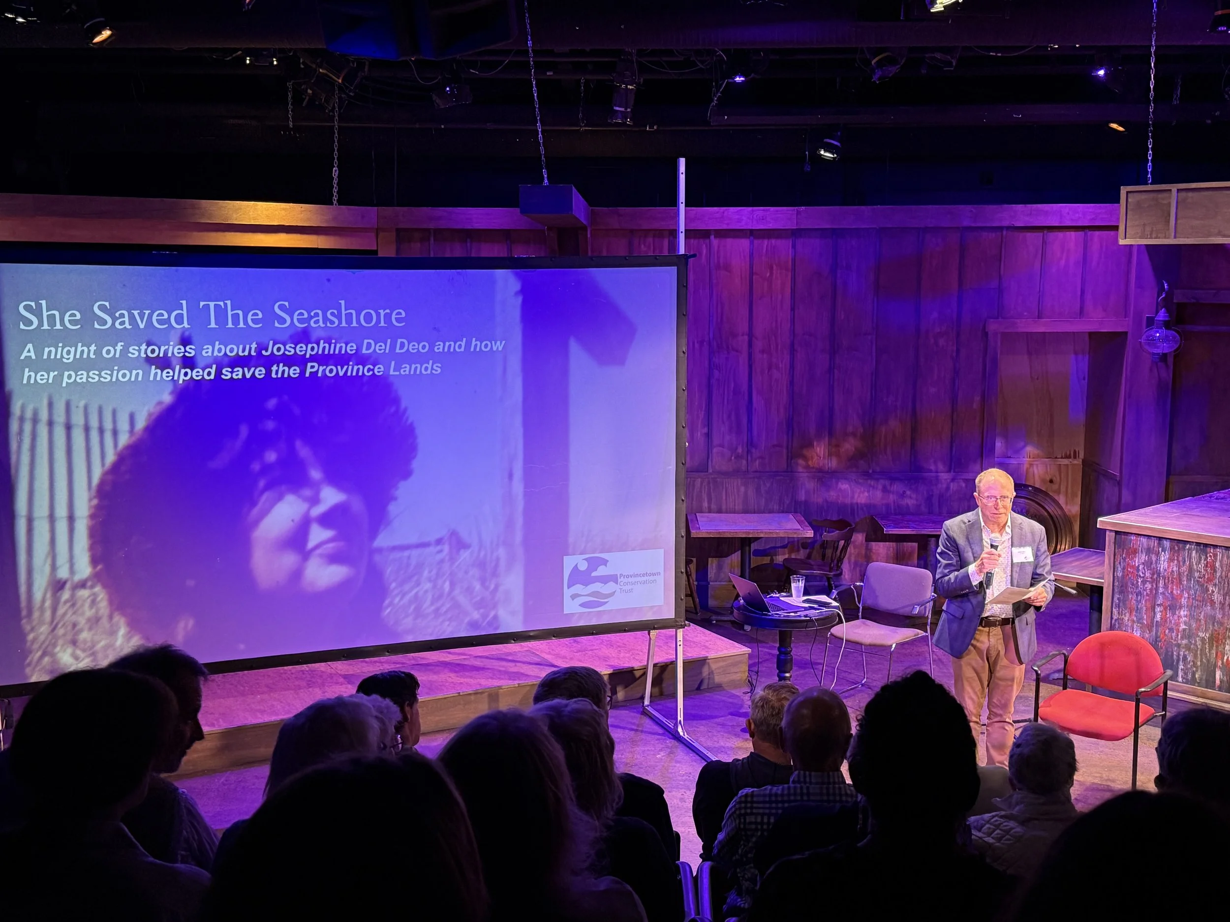 Our beautifully projected images made possible from Jim Dalglish and the Helltown players