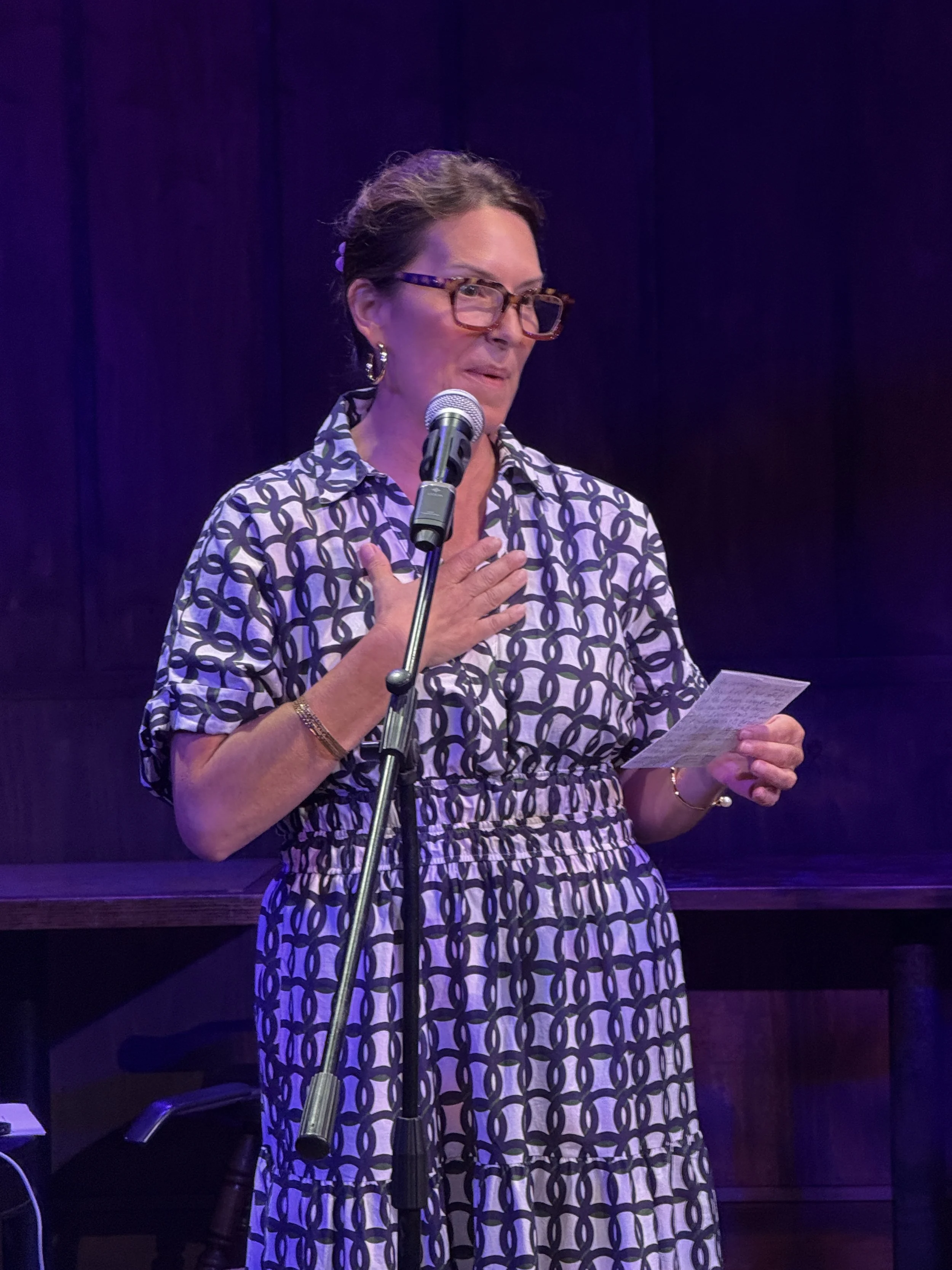 Representative Luddy praising the effort to recognize Josephine's work to presere the National Seashore