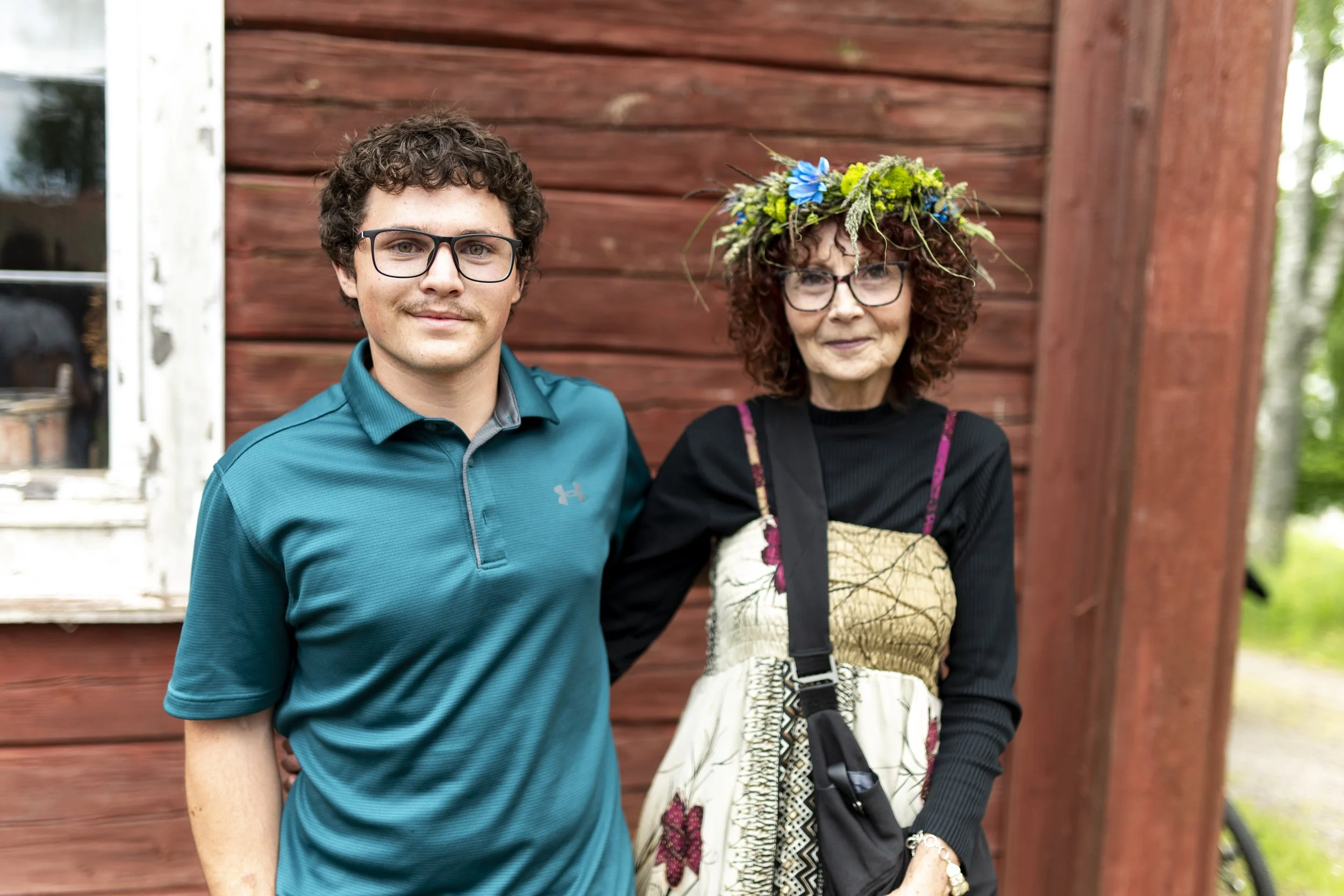 Amerikaner firade midsommar i Ockelbo