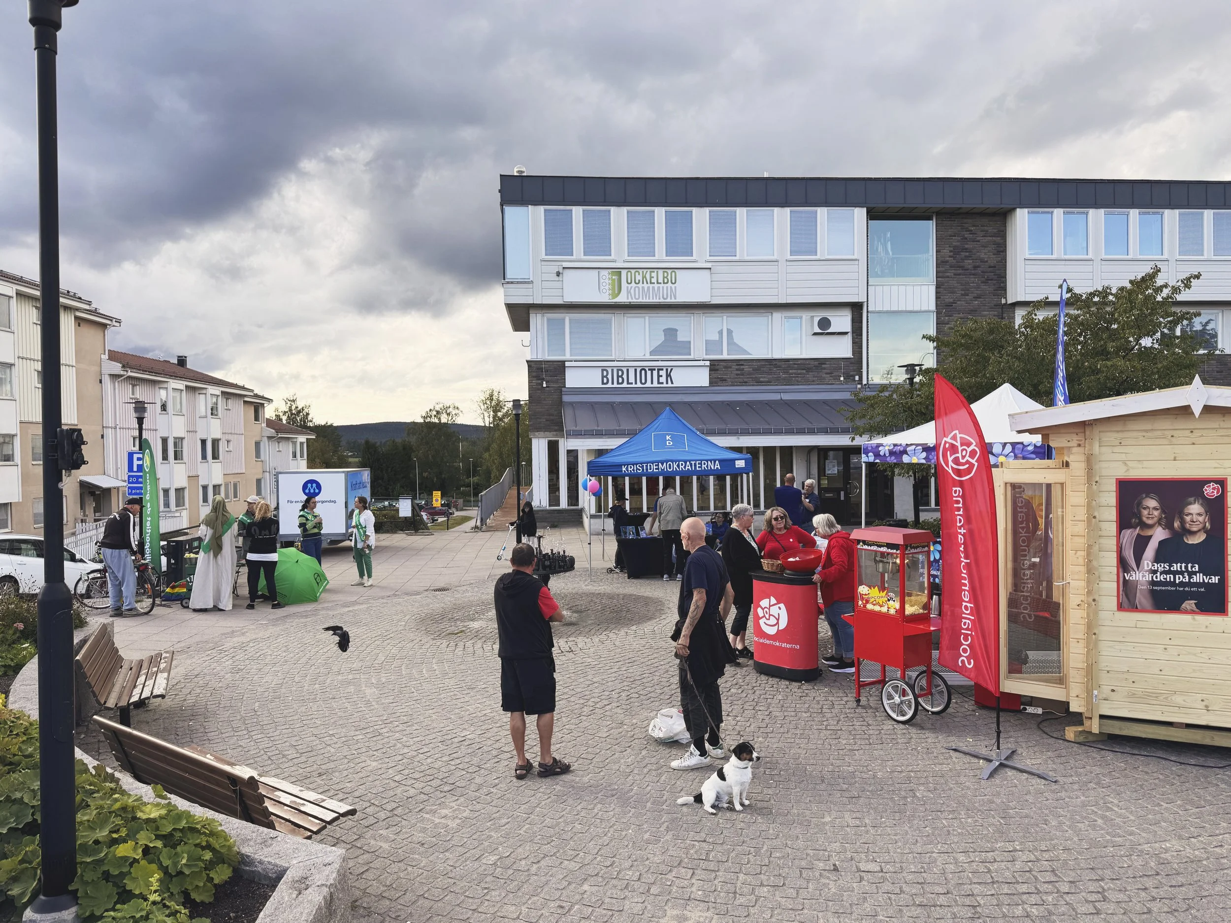 Febril aktivitet i kommunhuset i Ockelbo
