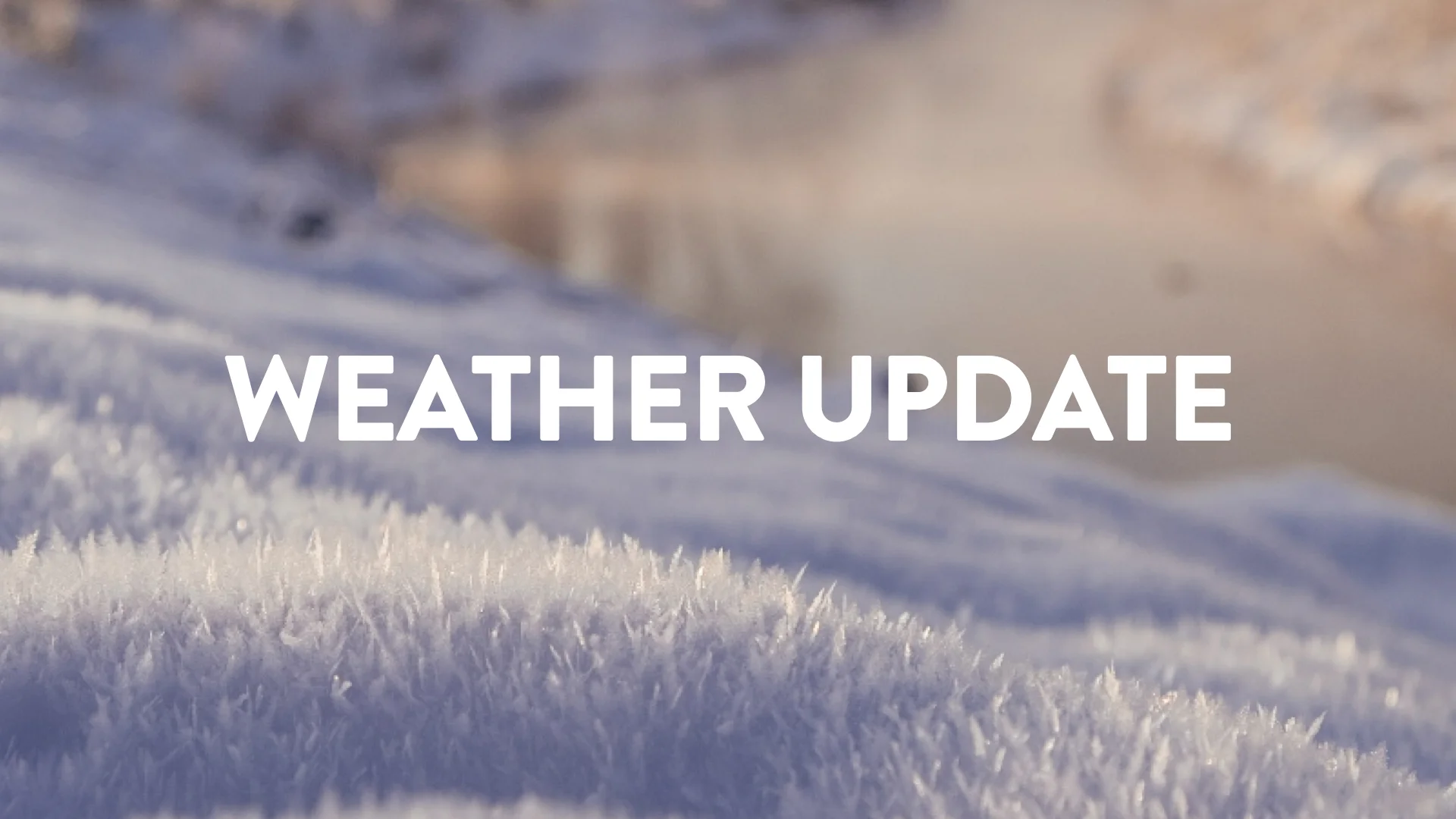 Weather Update